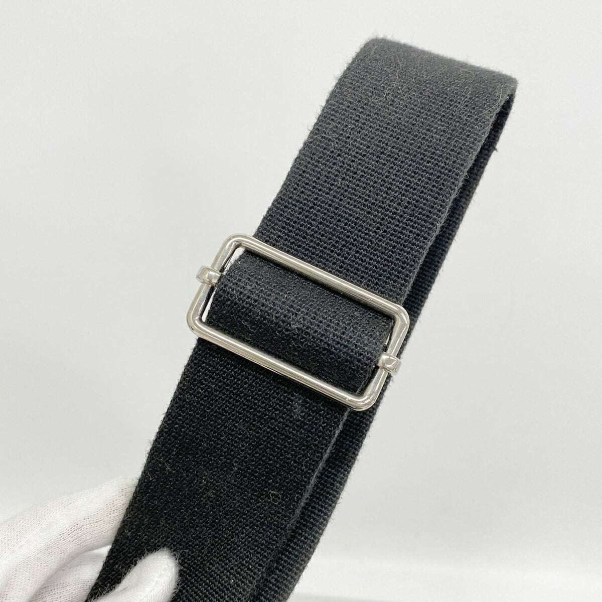 Hermes Black Taurillon Clemence Leather Shoulder Bag (Pre-Owned)