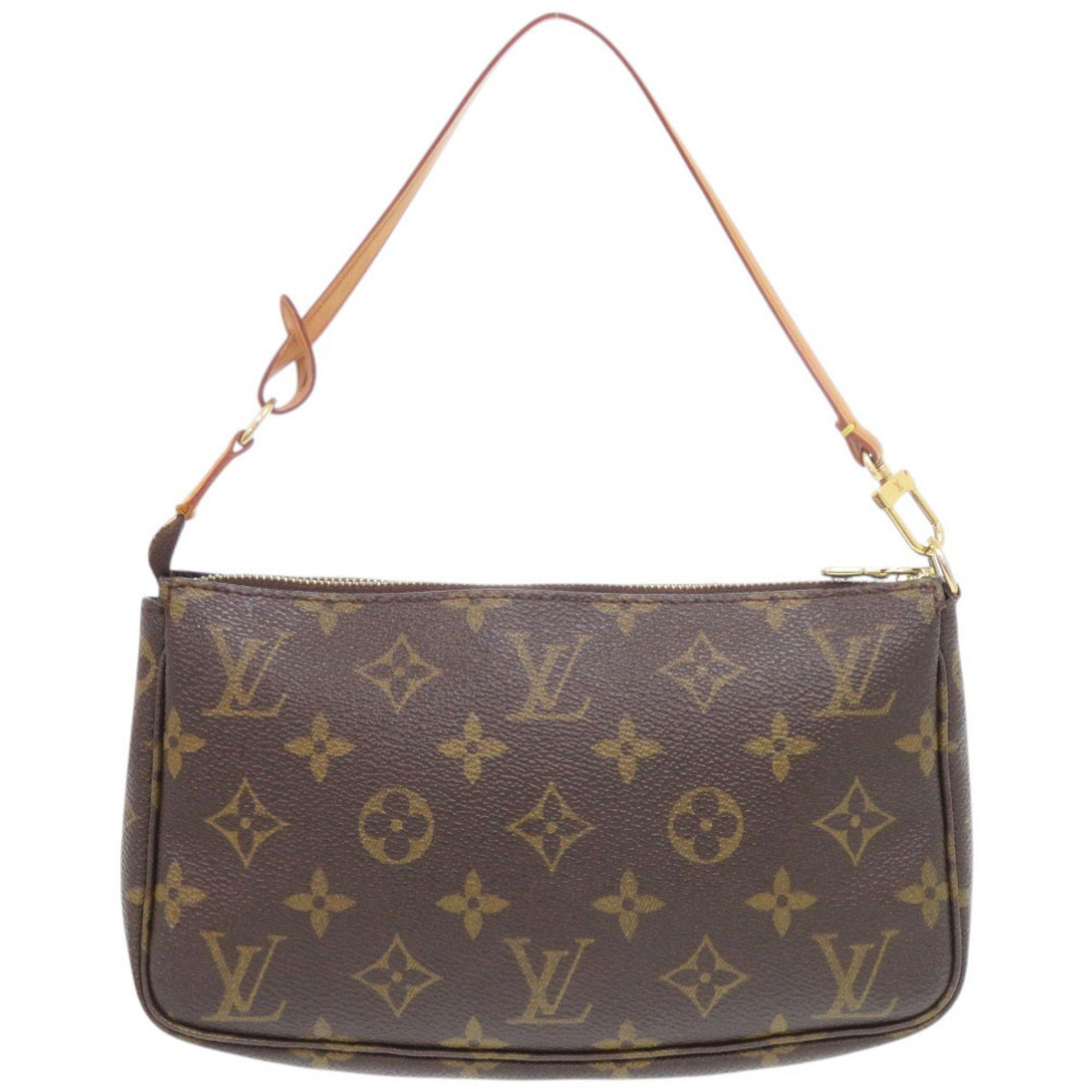 Louis Vuitton Brown Monogram Monogram Handbag Pochette Pouch (Pre-Owned)