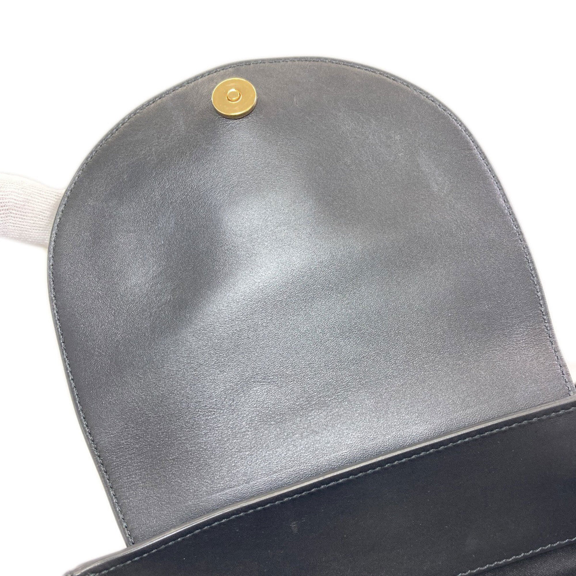 Salvatore Ferragamo Black Leather Backpack (Pre-Owned)