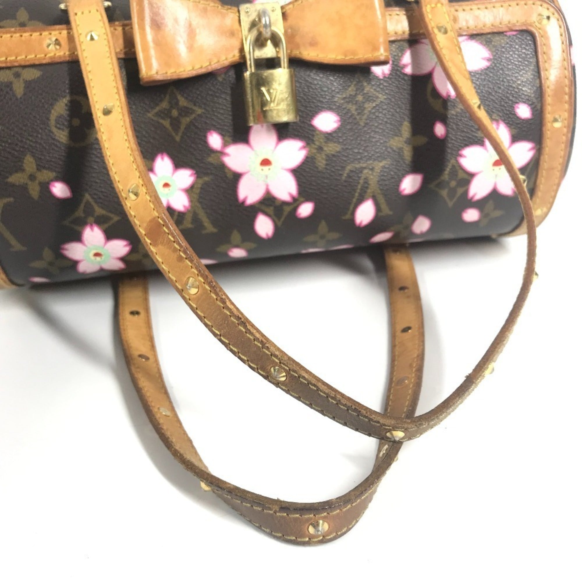 Louis Vuitton Brown Monogram Pink Monogram Handbag Shoulder Bag Tote Bag (Pre-Owned)