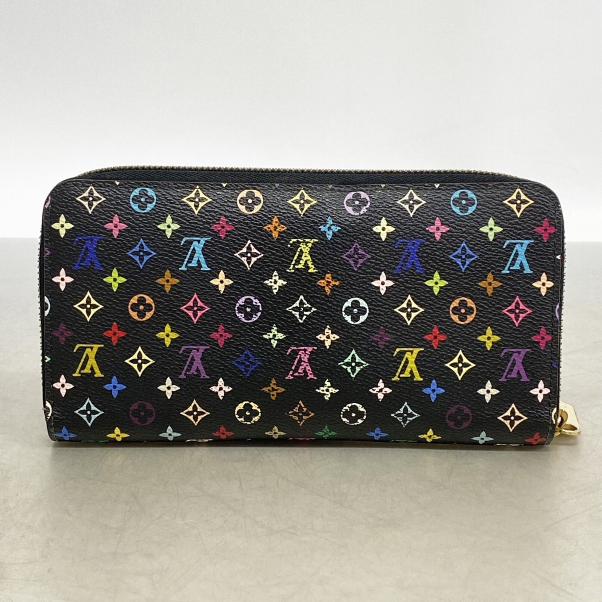 Louis Vuitton Noir Violet Long Wallet (Bi-Fold) (Pre-Owned)