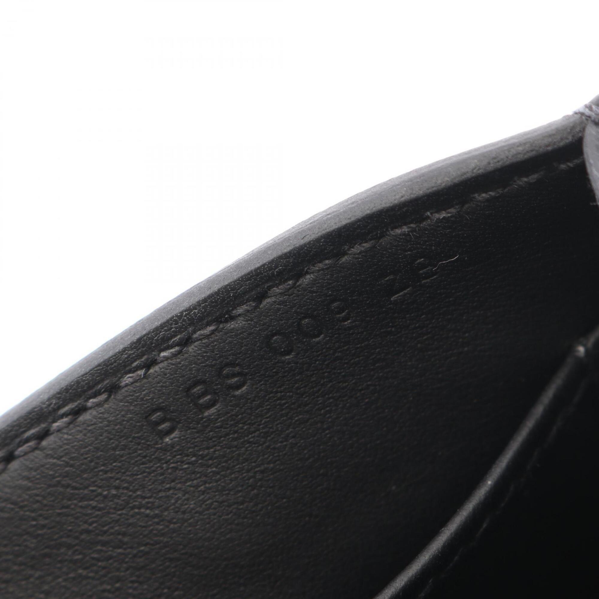 Hermes Black Chevre Leather Shoulder Bag (Pre-Owned)