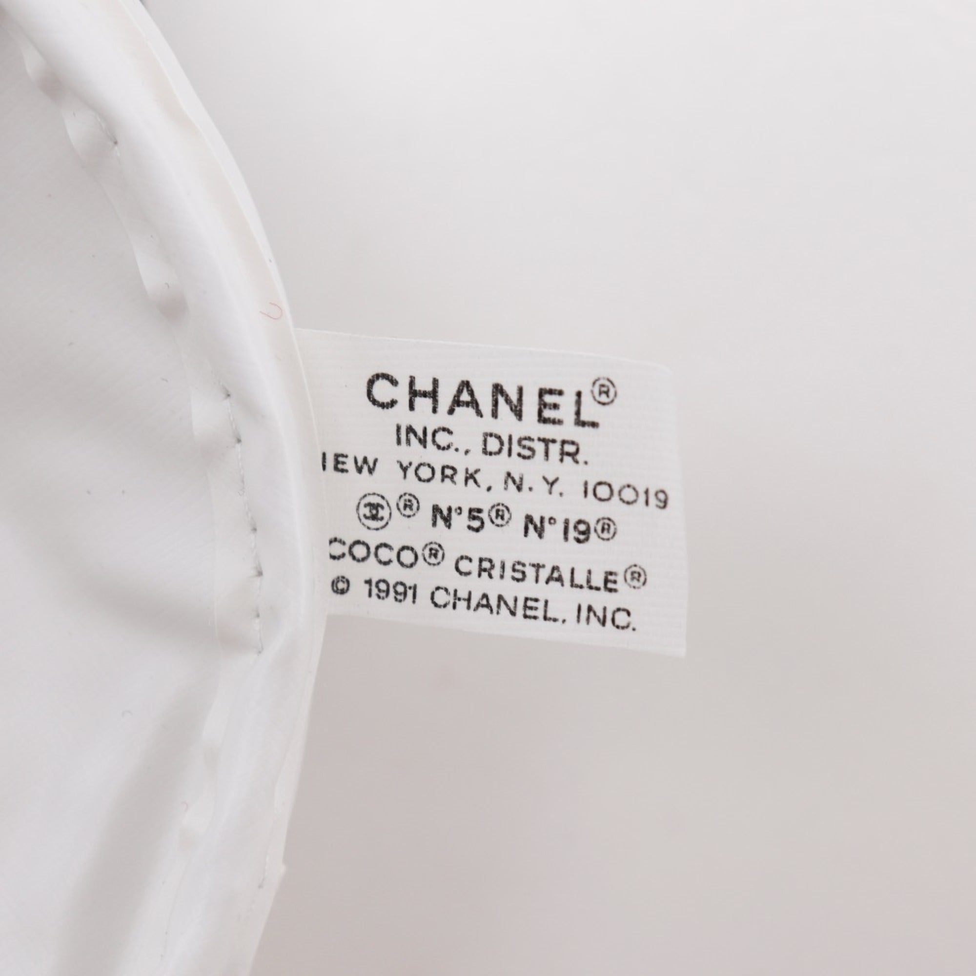 Chanel Black Cotton Pouch (Pre-Owned)