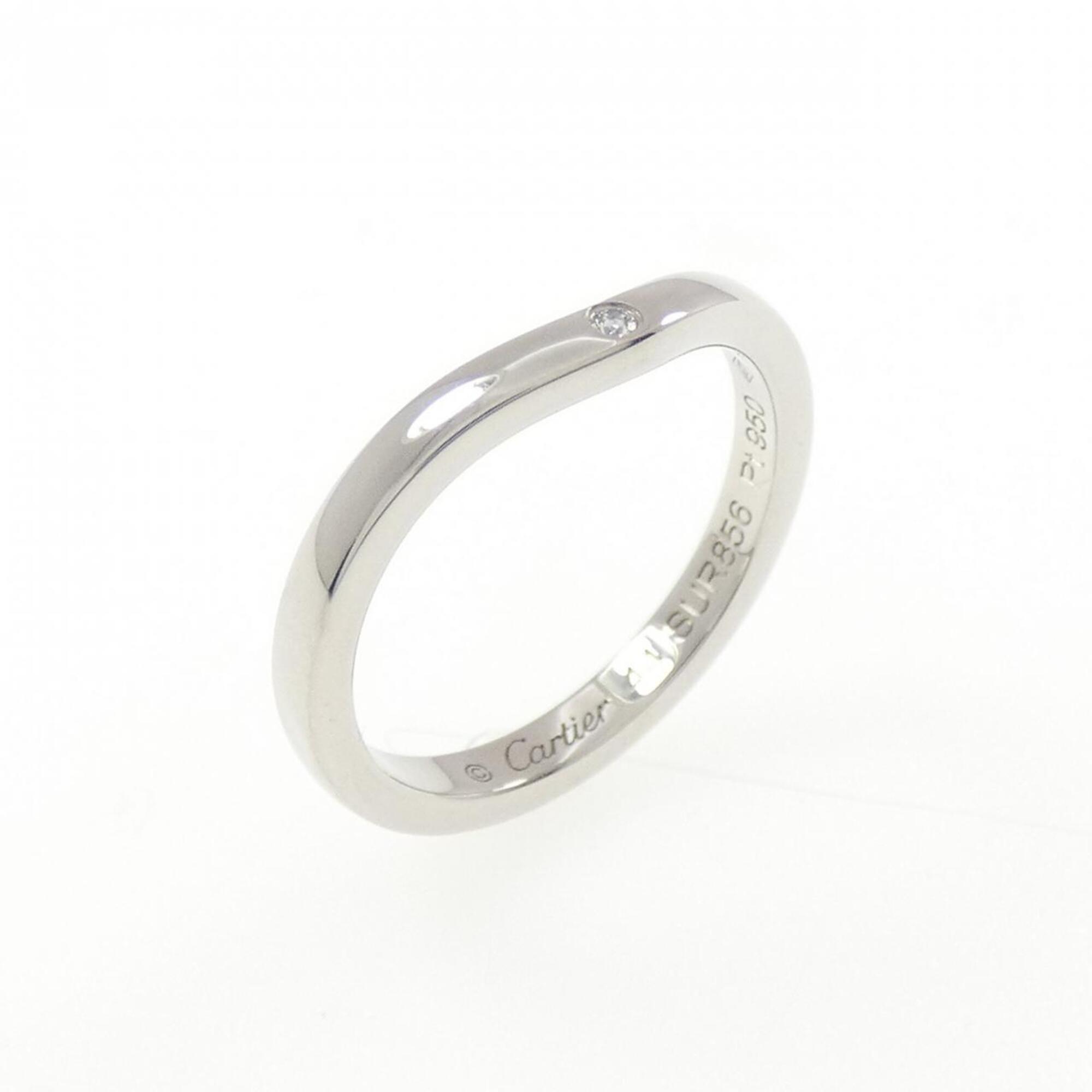 Cartier Platinum 950 Band Ring (Pre-Owned)