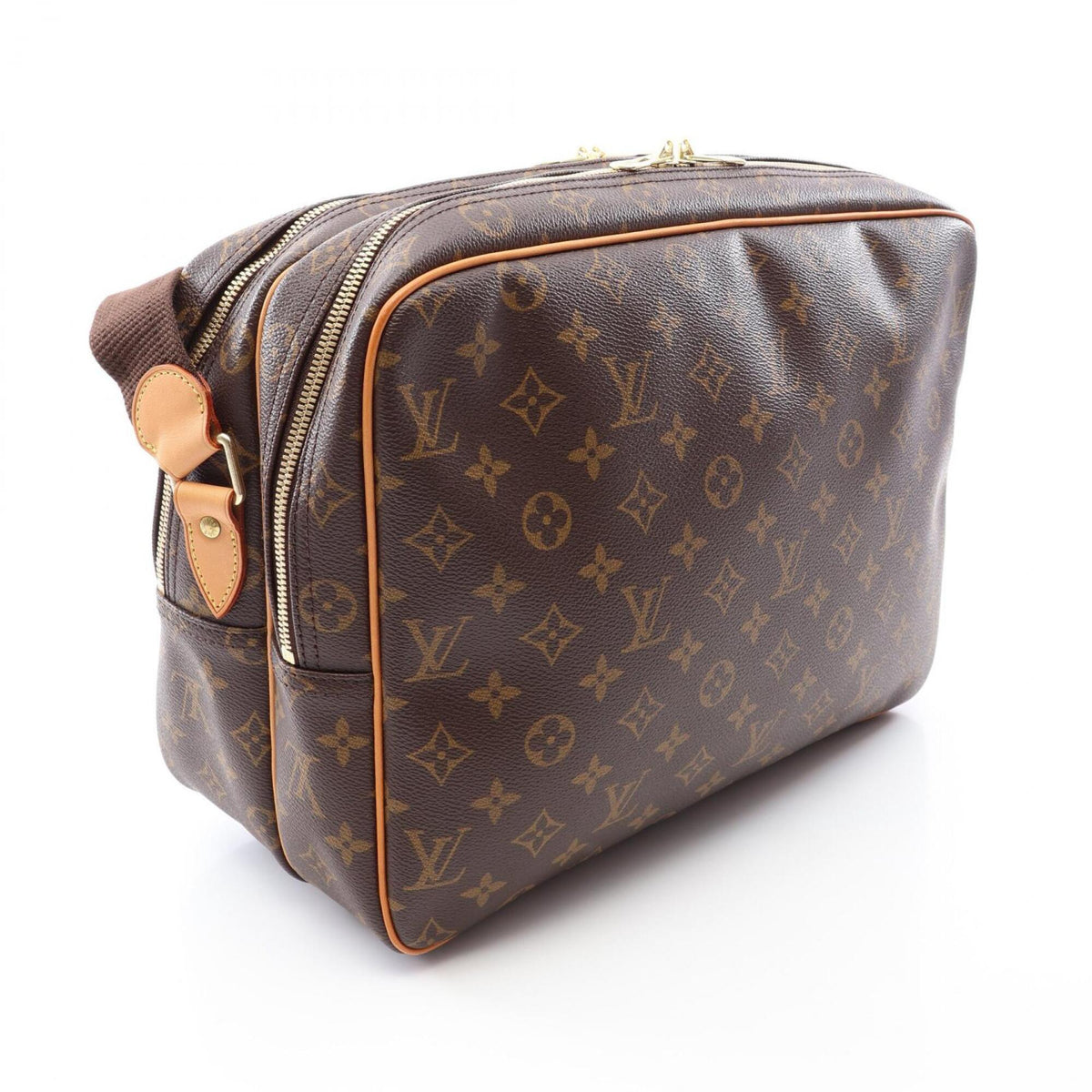 Louis Vuitton Brown Monogram Coated Canvas Handbag Shoulder Bag (Pre-Owned)