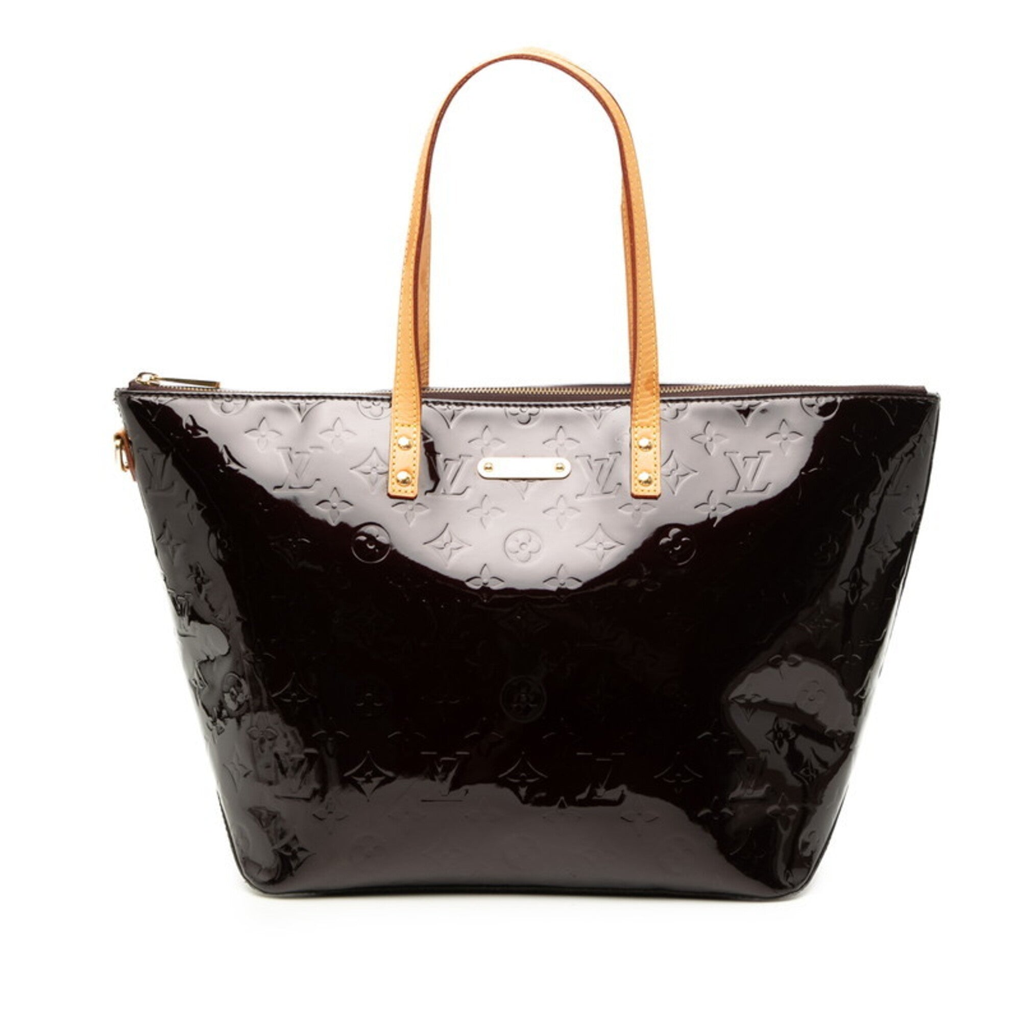 Louis Vuitton Amarante Purple Patent Leather Handbag Tote Bag (Pre-Owned)
