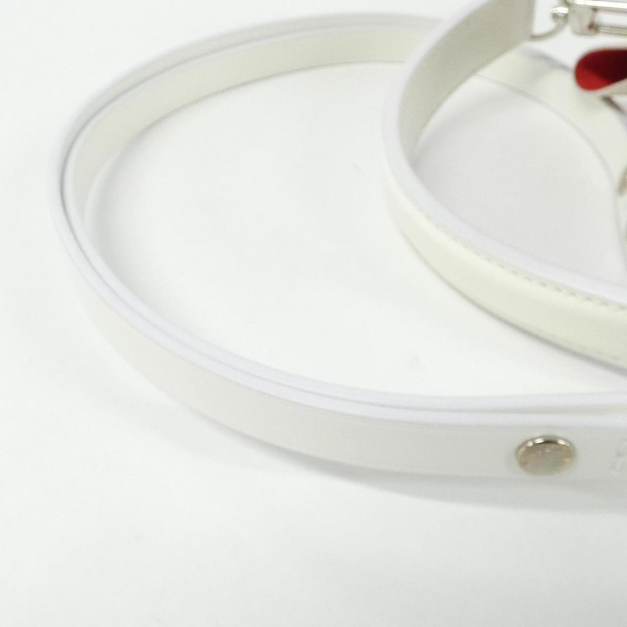 Louis Vuitton Rouge White Leather Shoulder Bag (Pre-Owned)