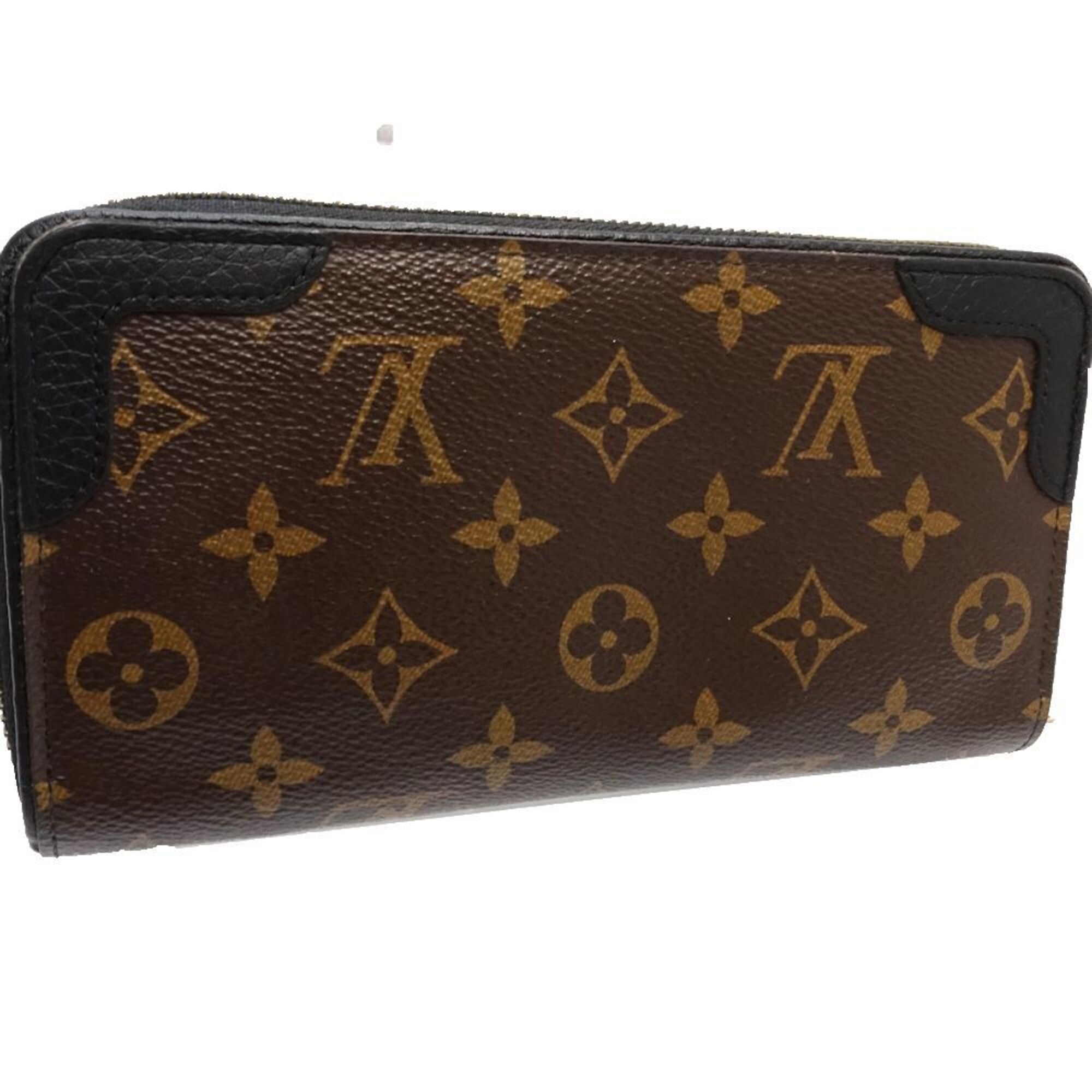 Louis Vuitton Monogram Noir Leather Coin Purse/Coin Case (Pre-Owned)