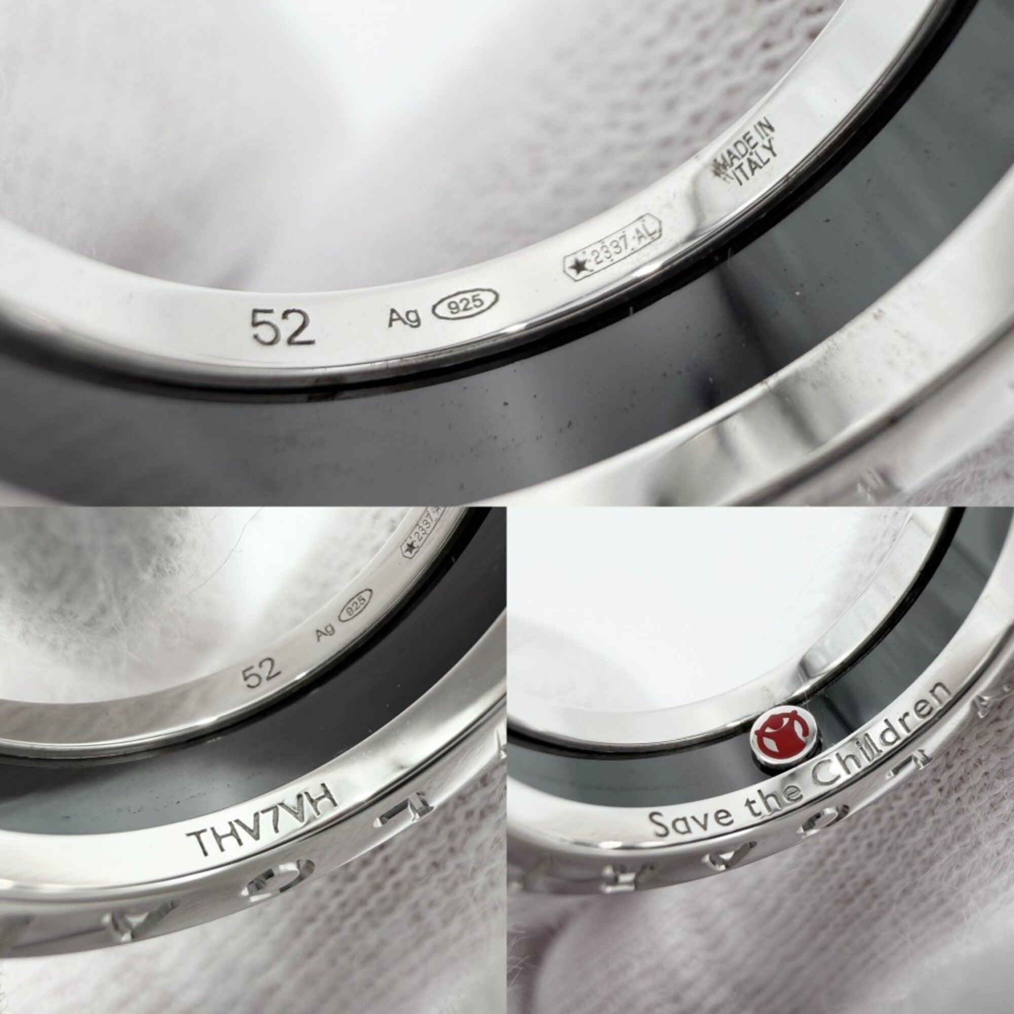 Bvlgari B.Zero1 Black Ceramic Band Ring (Pre-Owned)