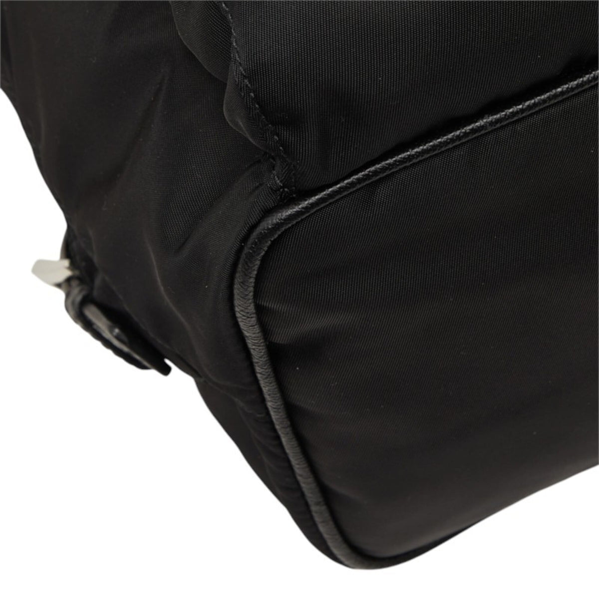 Prada Black Brown Nylon Backpack (Pre-Owned)