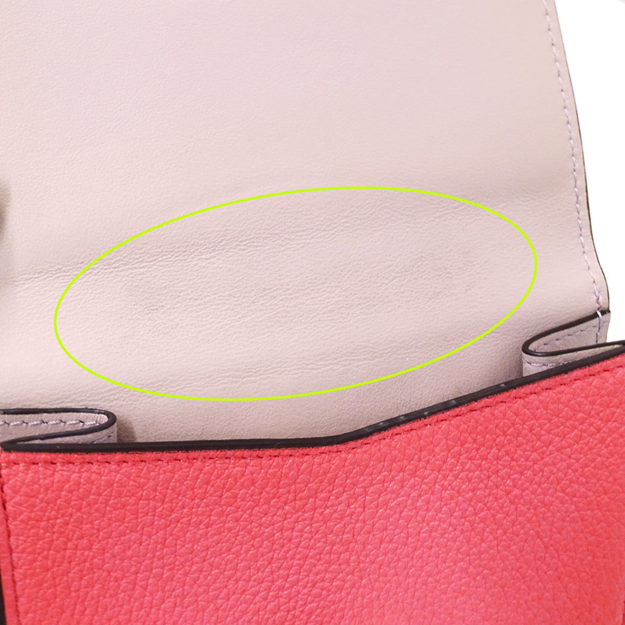 Fendi Pink Leather Wallet (Bi-Fold) (Pre-Owned)