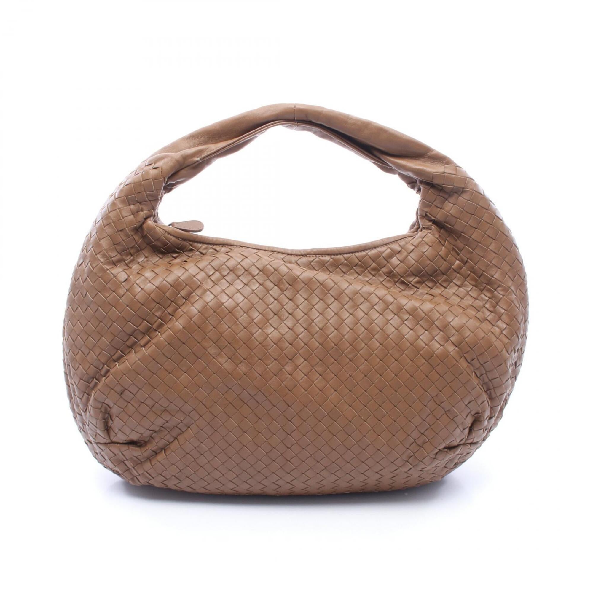 Bottega Veneta Brown Intrecciato Handbag Shoulder Bag (Pre-Owned)