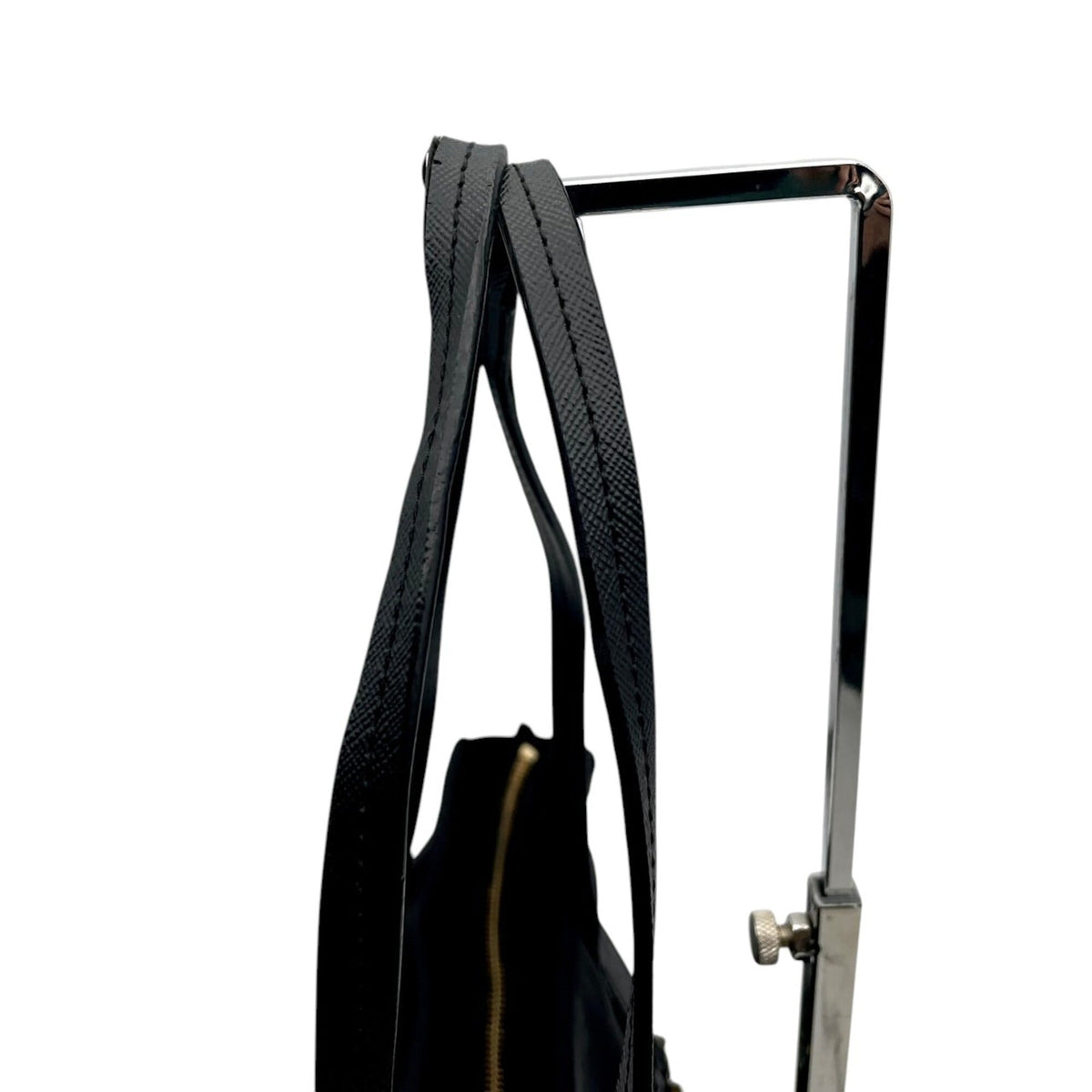 Kate Spade Black Nylon Leather Handbag Tote Bag (Pre-Owned)