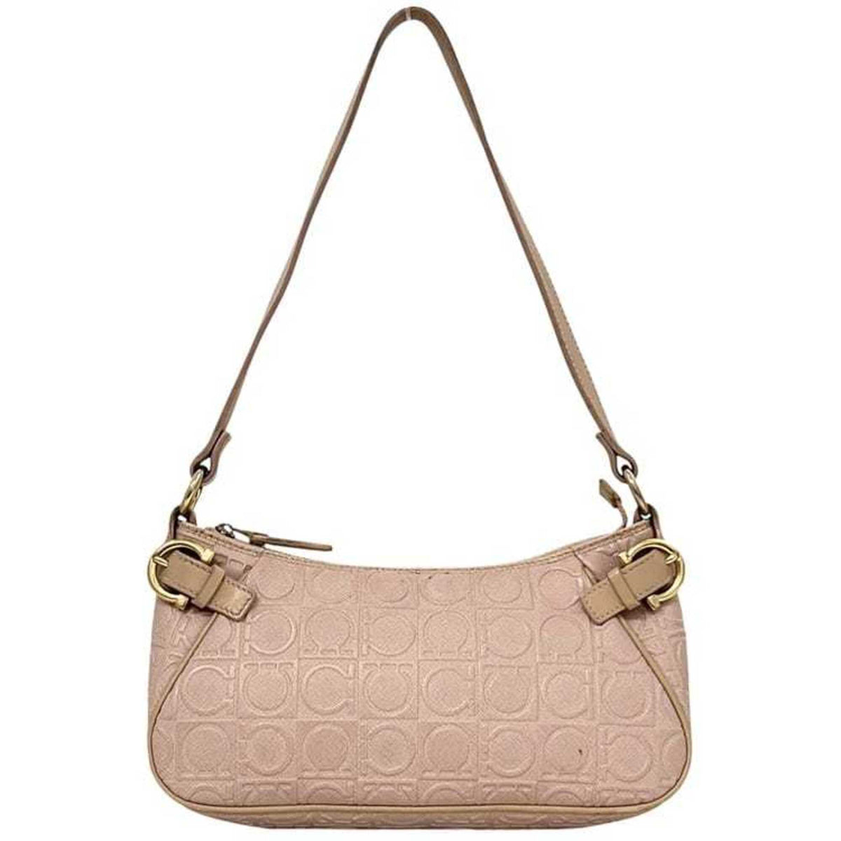 Salvatore Ferragamo Pink Leather Pouch (Pre-Owned)