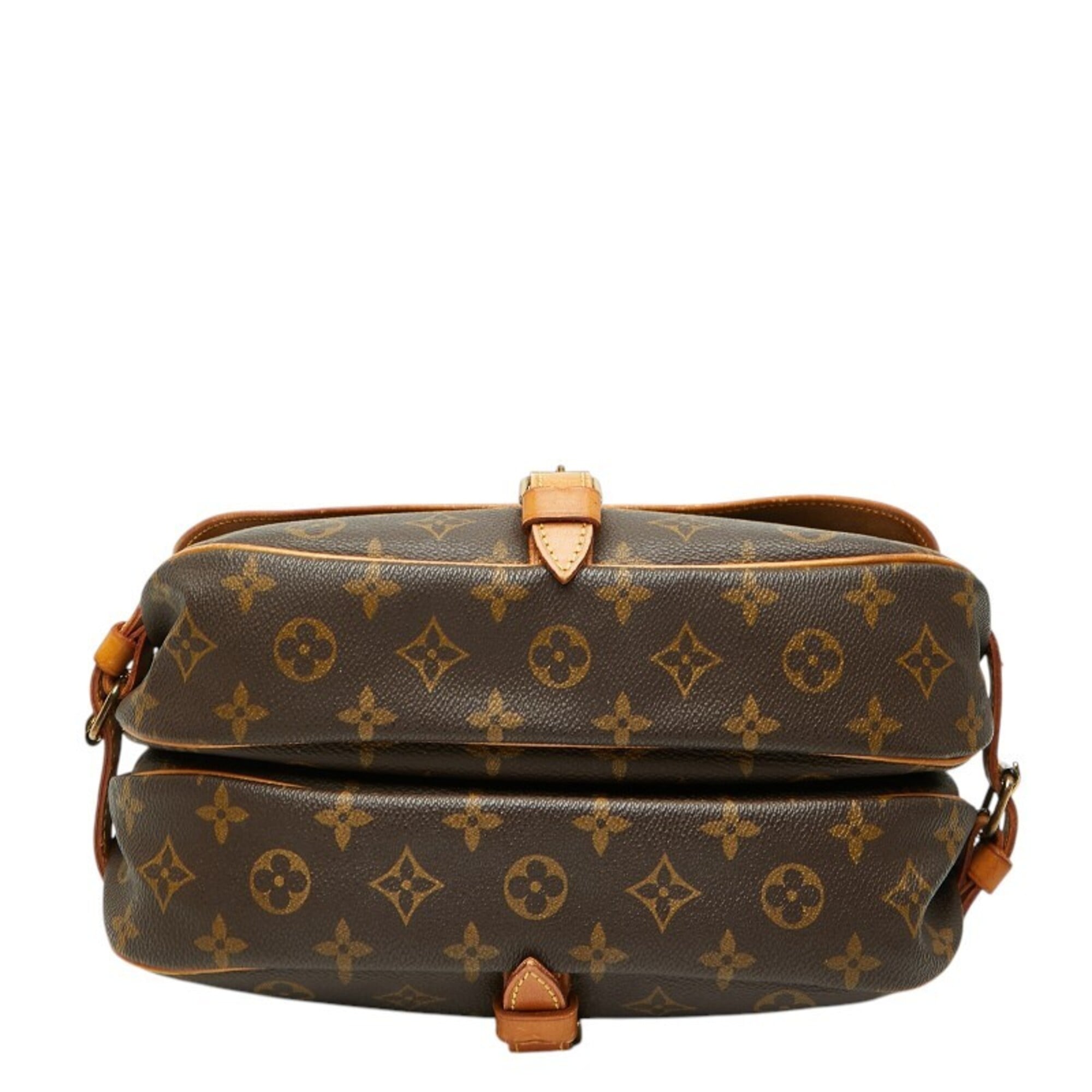 Louis Vuitton Brown Pvc Leather Shoulder Bag (Pre-Owned)