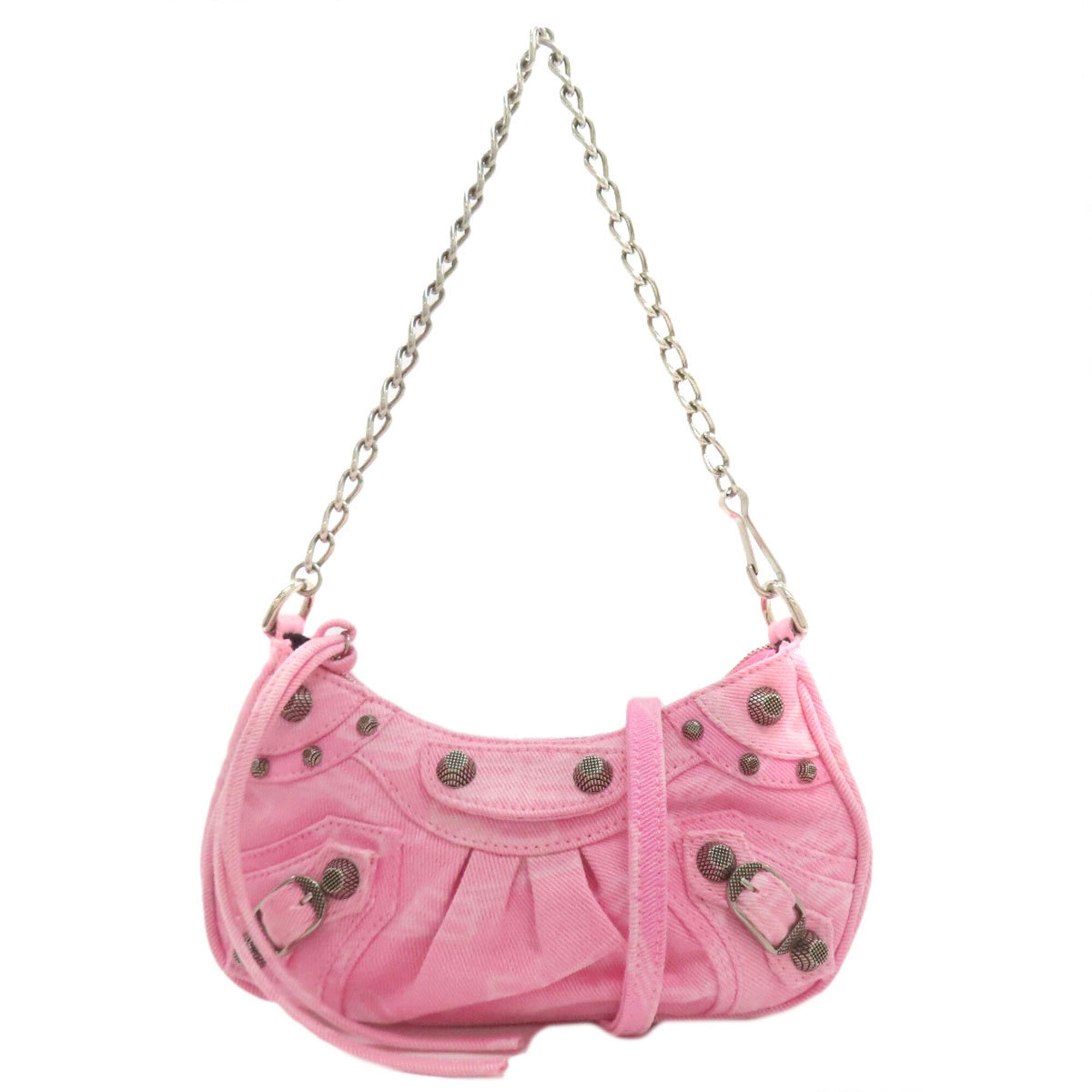 Balenciaga Pink Canvas Handbag (Pre-Owned)