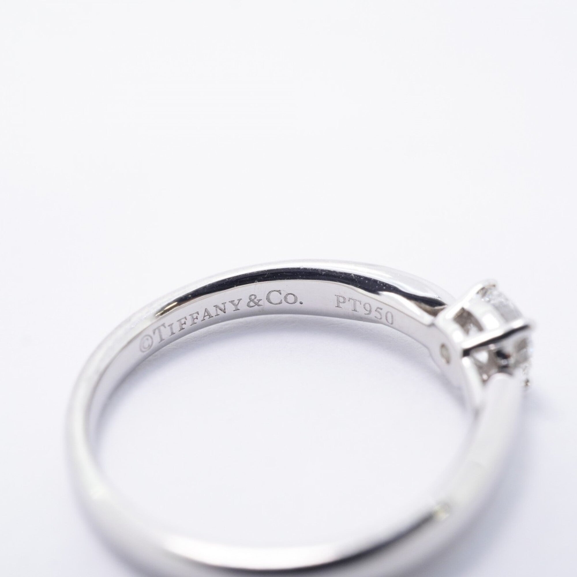 Tiffany Platinum 950 Band Ring (Pre-Owned)