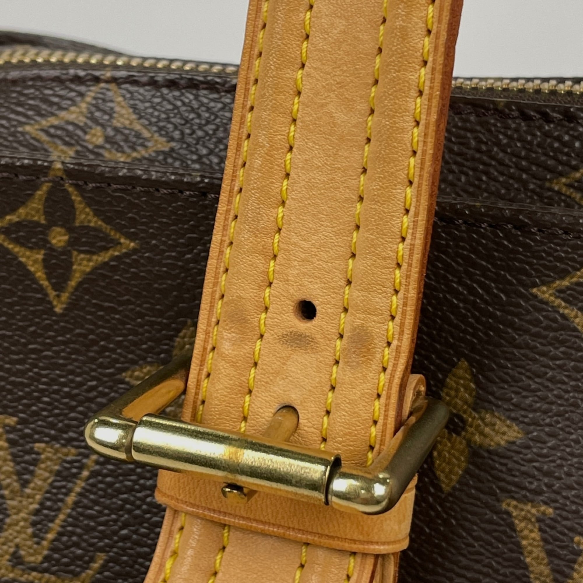Louis Vuitton Brown Monogram Handbag Tote Bag (Pre-Owned)