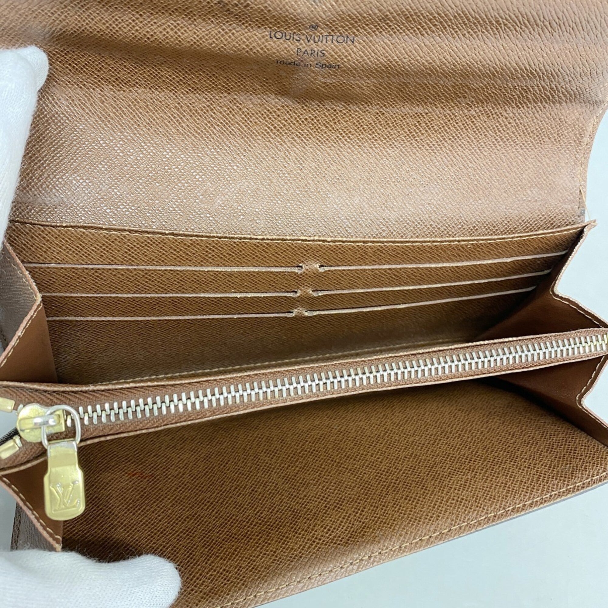 Louis Vuitton Brown Long Wallet (Bi-Fold) (Pre-Owned)