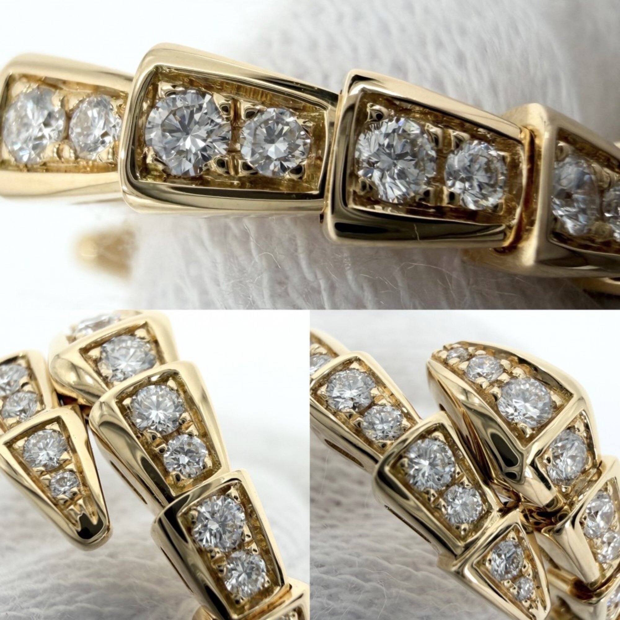 Bvlgari Gold Yellow Gold (18K) Band Ring (Pre-Owned)