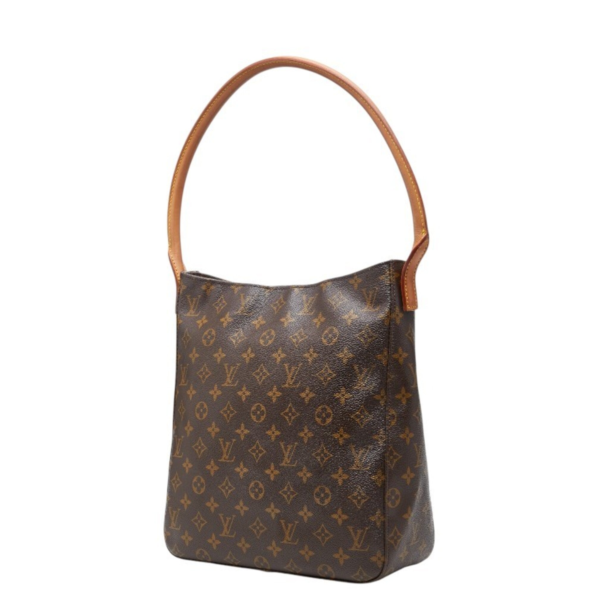 Louis Vuitton Brown Pvc Leather Handbag Shoulder Bag (Pre-Owned)