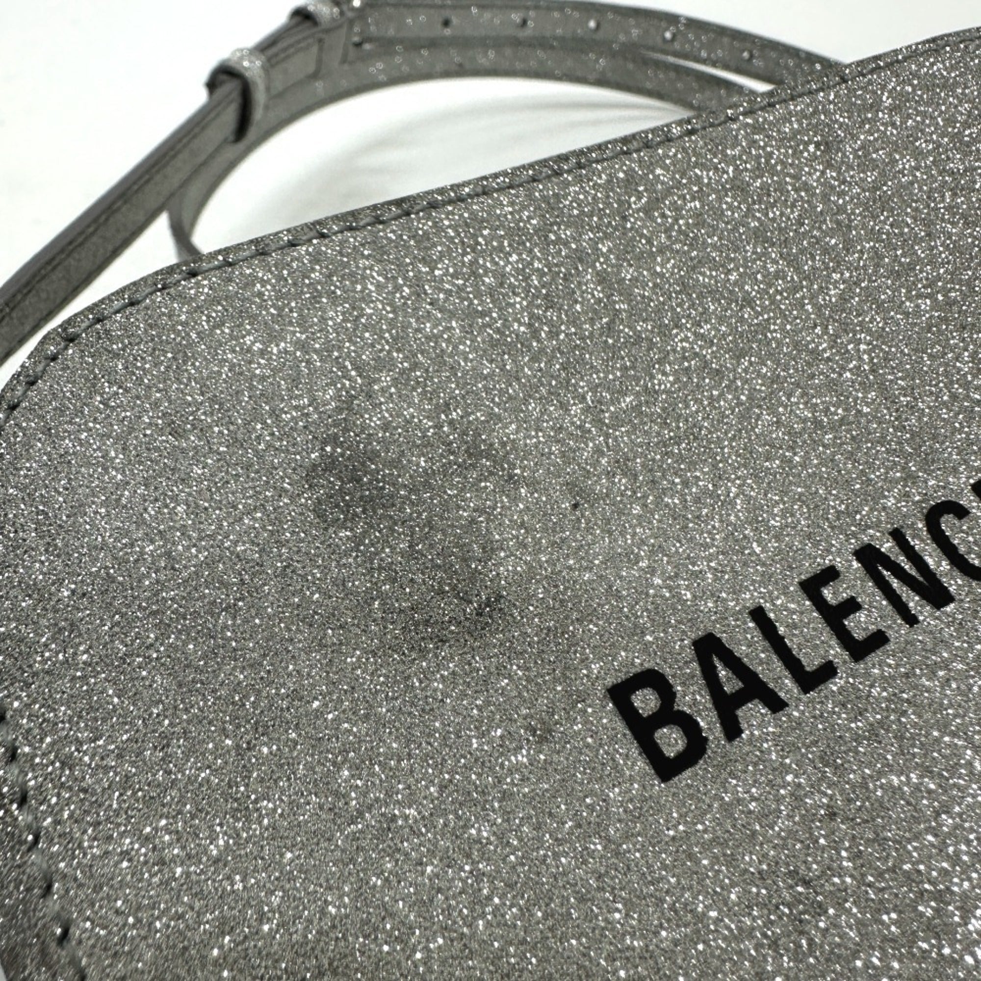 Balenciaga Silver Leather Shoulder Bag (Pre-Owned)