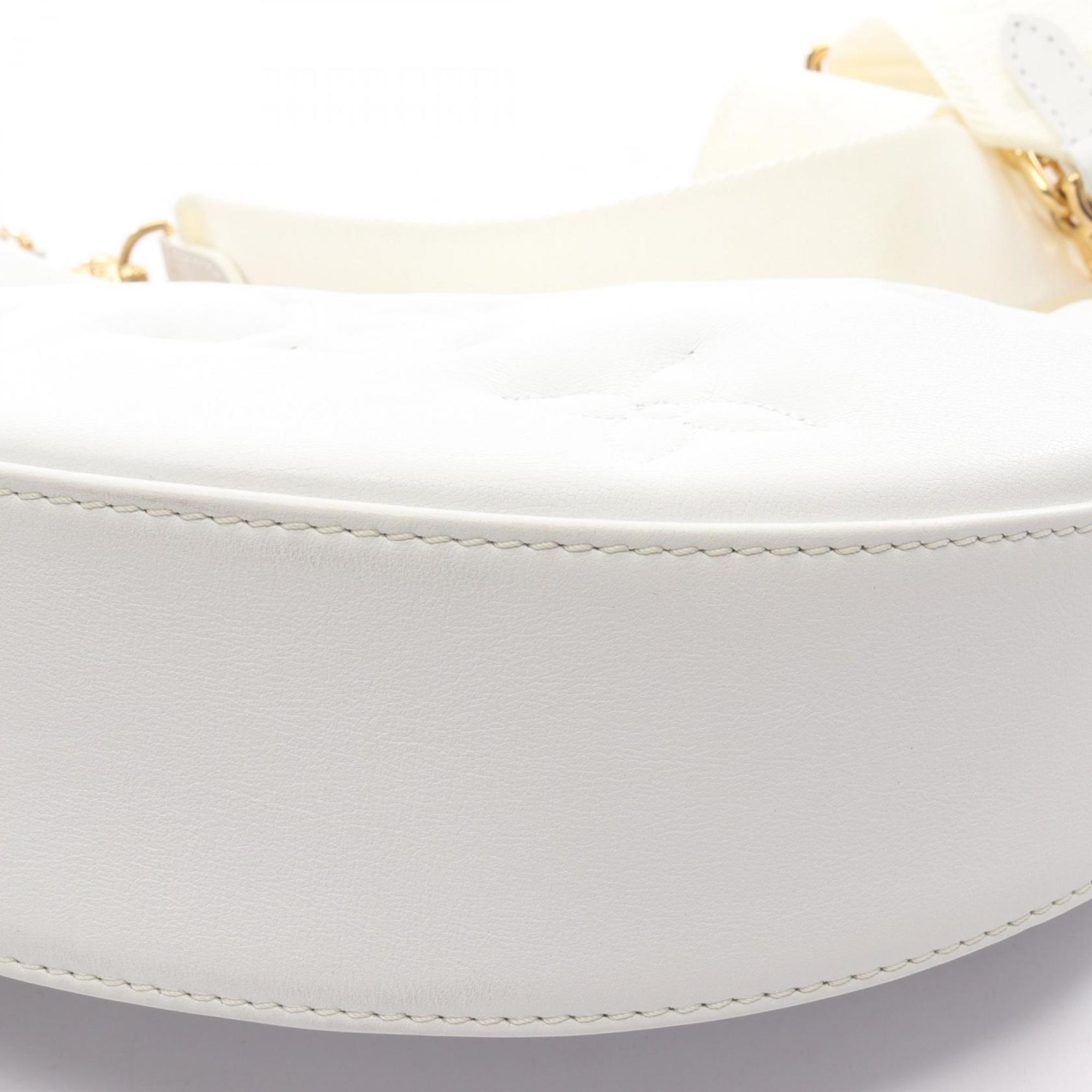 Louis Vuitton White Leather Handbag (Pre-Owned)