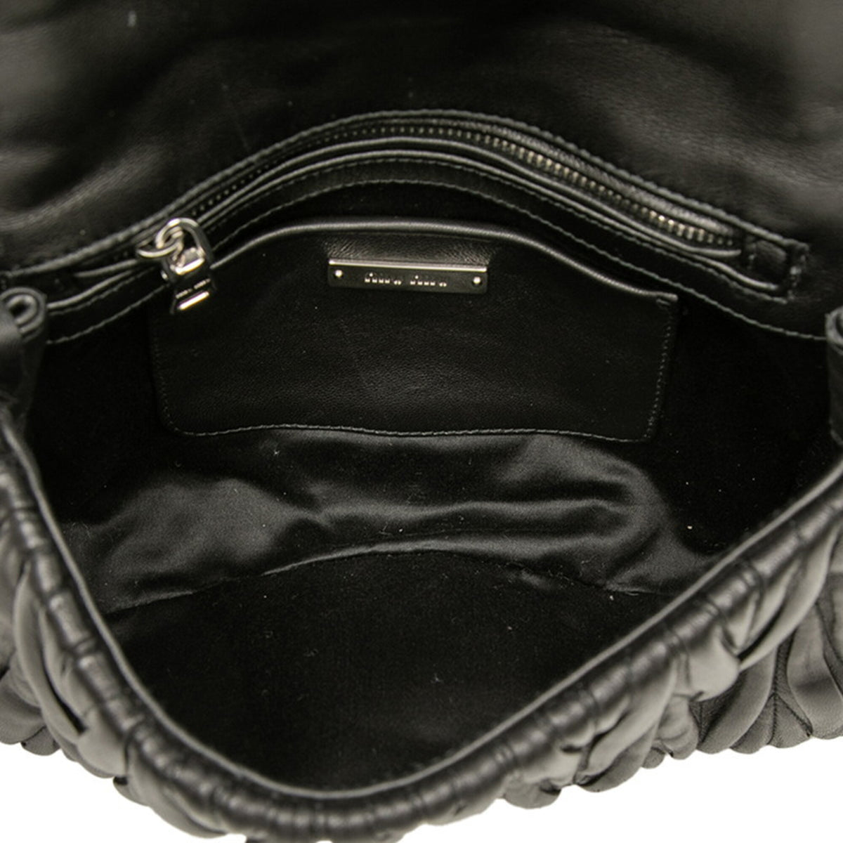 Miu Miu Black Leather Handbag (Pre-Owned)
