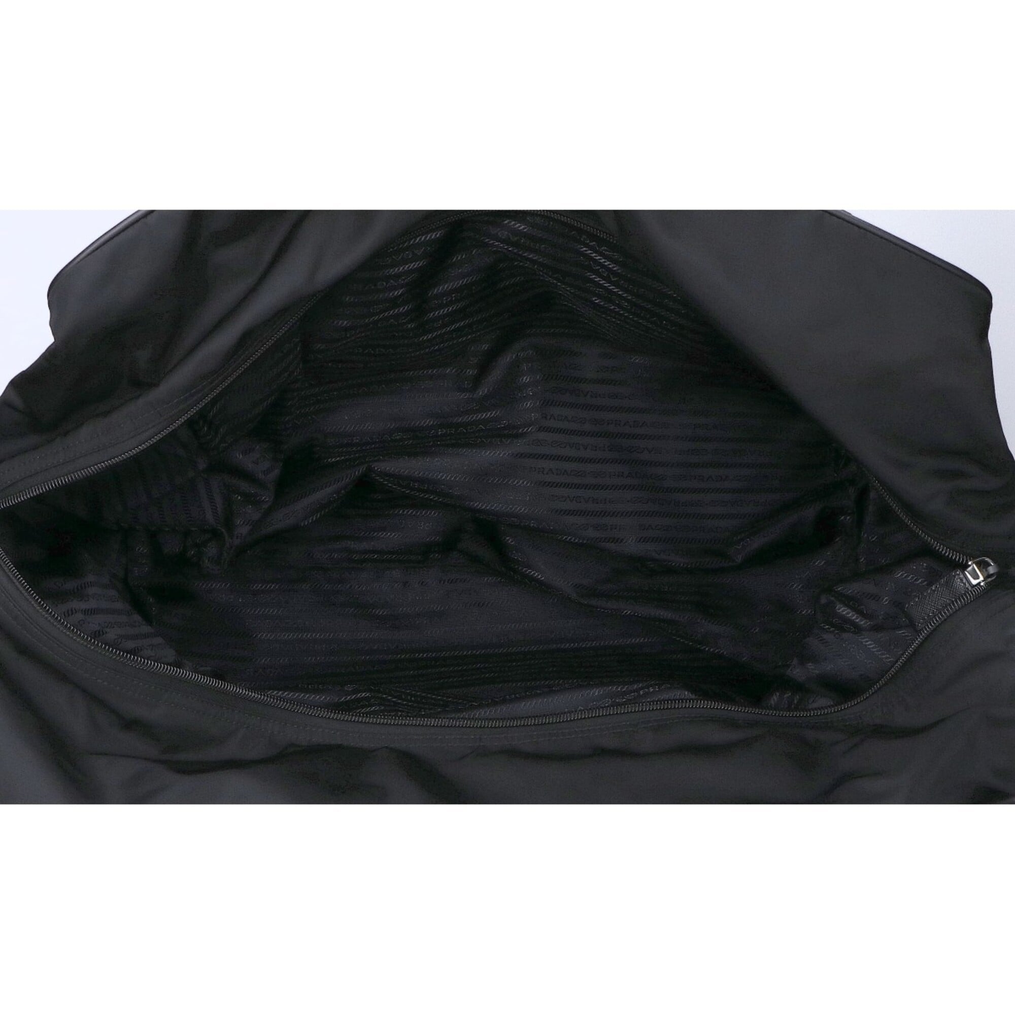 Prada Black Nylon Boston Bag (Pre-Owned)