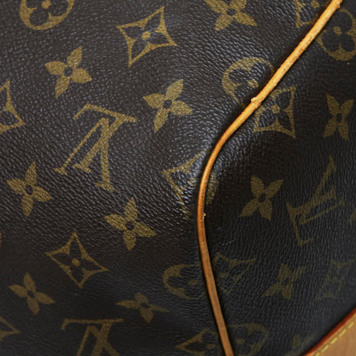 Louis Vuitton Monogram Brown Pvc Leather Boston Bag Shoulder Bag (Pre-Owned)