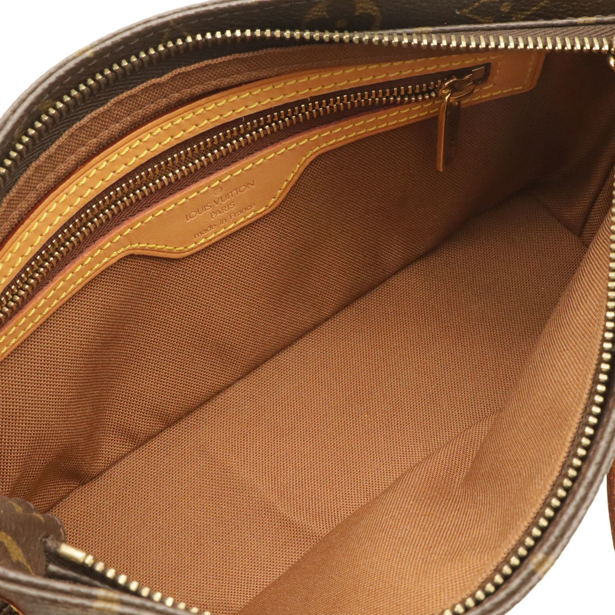 Louis Vuitton Brown Monogram Canvas Pochette Shoulder Bag (Pre-Owned)