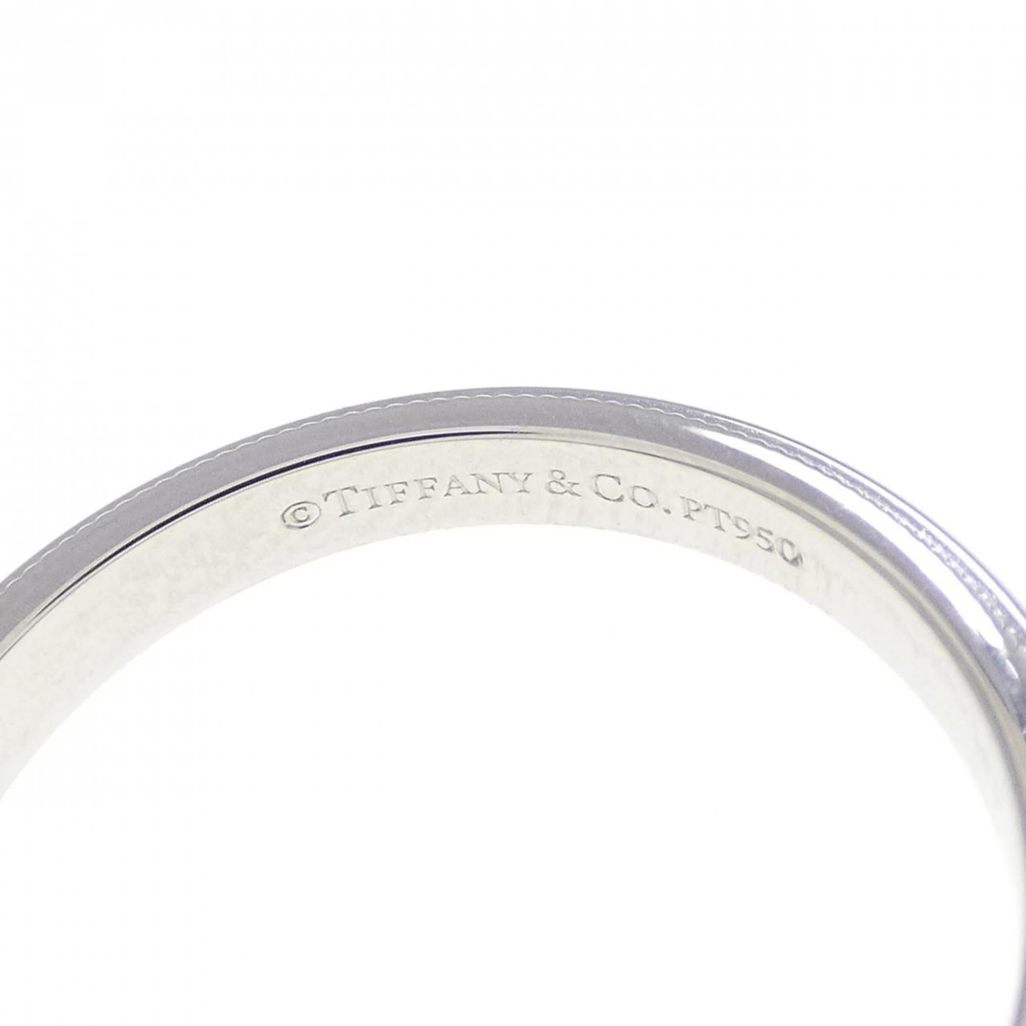 Tiffany Platinum Platinum 950 Band Ring (Pre-Owned)