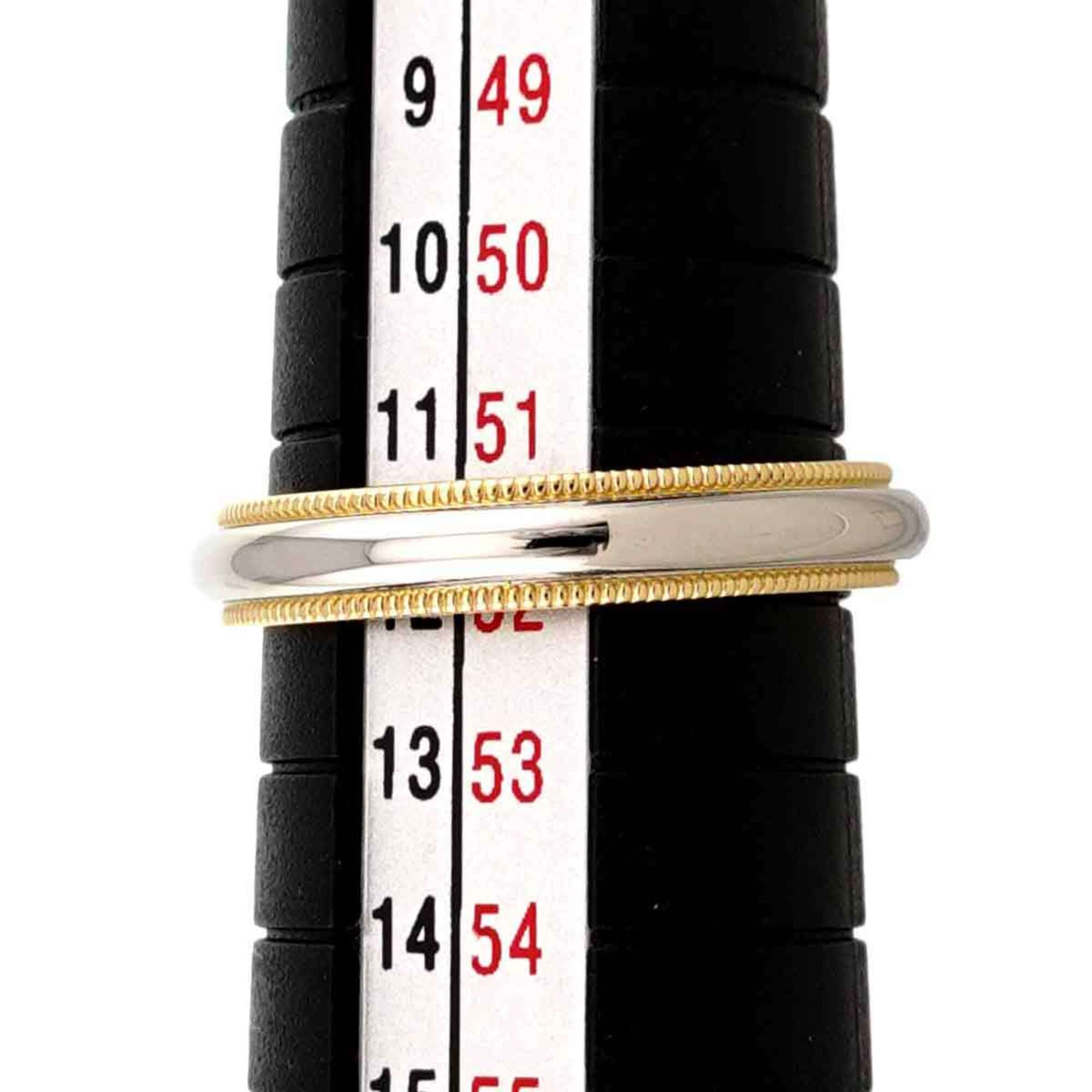 Tiffany Yellow Gold (18K) Platinum 950 Band Ring (Pre-Owned)