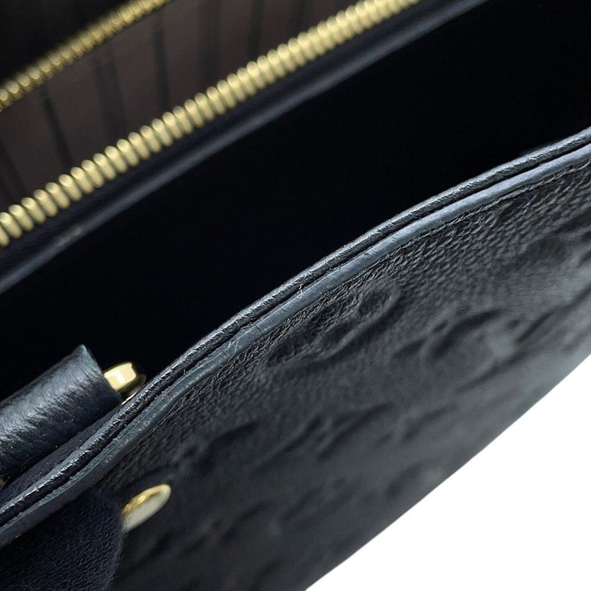 Louis Vuitton Noir Monogram Empreinte Handbag Shoulder Bag (Pre-Owned)