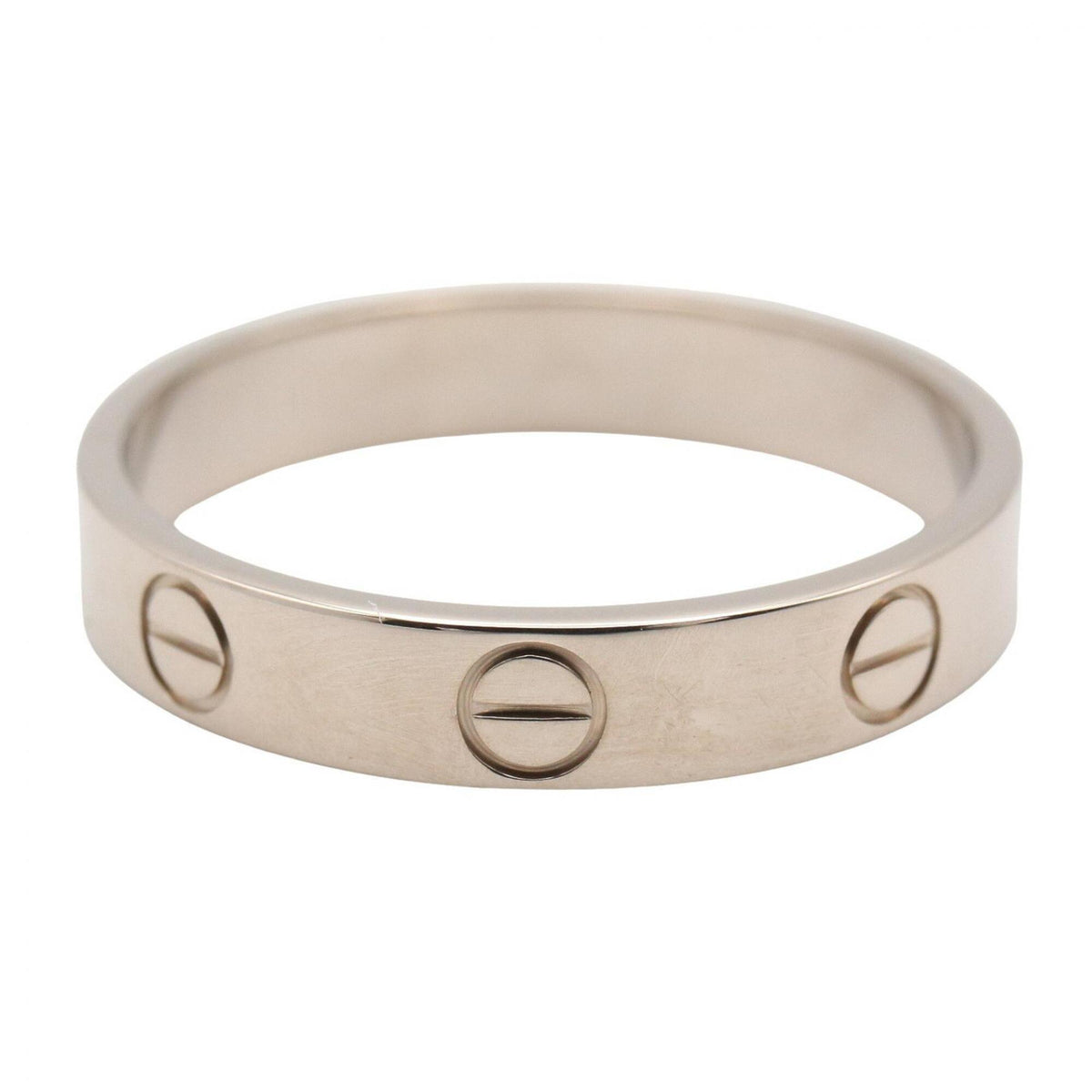 Cartier Silver White Gold (18K) Band Ring (Pre-Owned)
