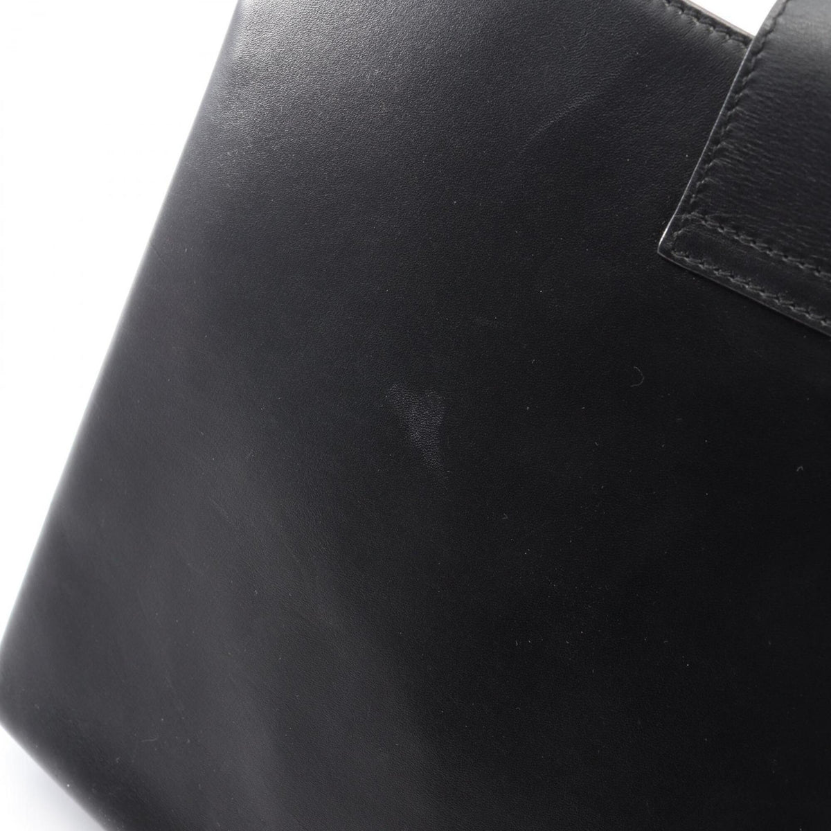 Salvatore Ferragamo Black Leather Handbag Shoulder Bag (Pre-Owned)