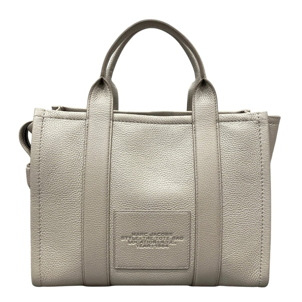Marc Jacobs Beige Brown Leather Tote Bag (Pre-Owned)