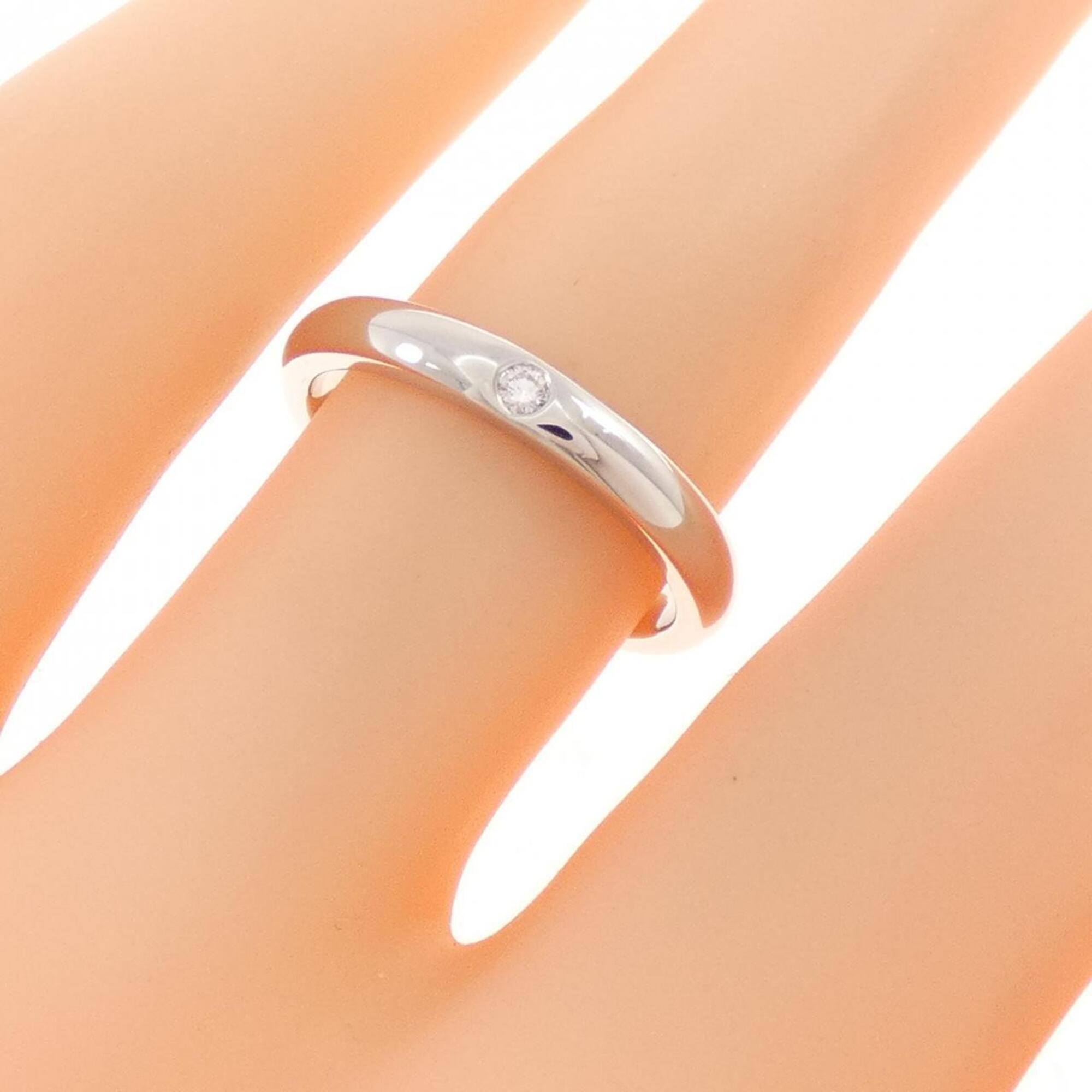 Tiffany Platinum Platinum 950 Band Ring (Pre-Owned)