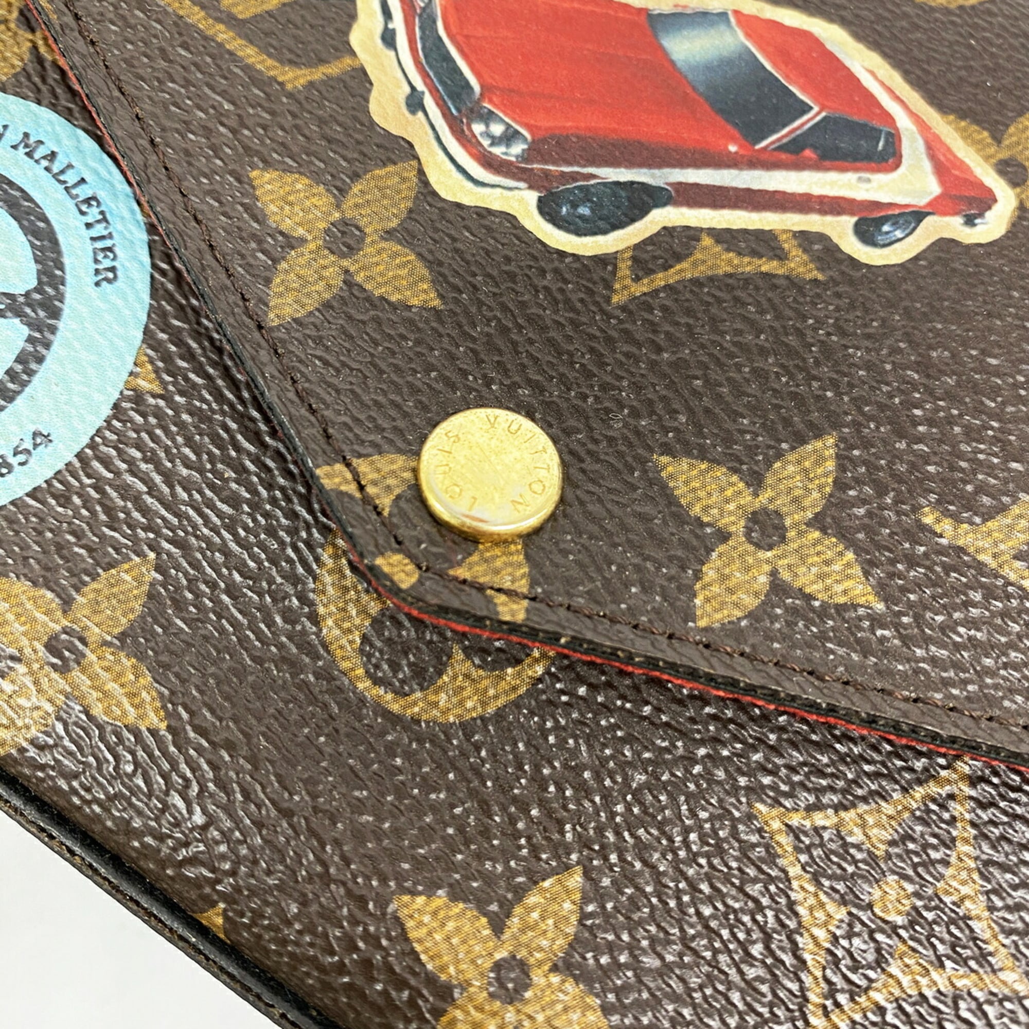 Louis Vuitton Brown Chain/Shoulder Wallet (Pre-Owned)