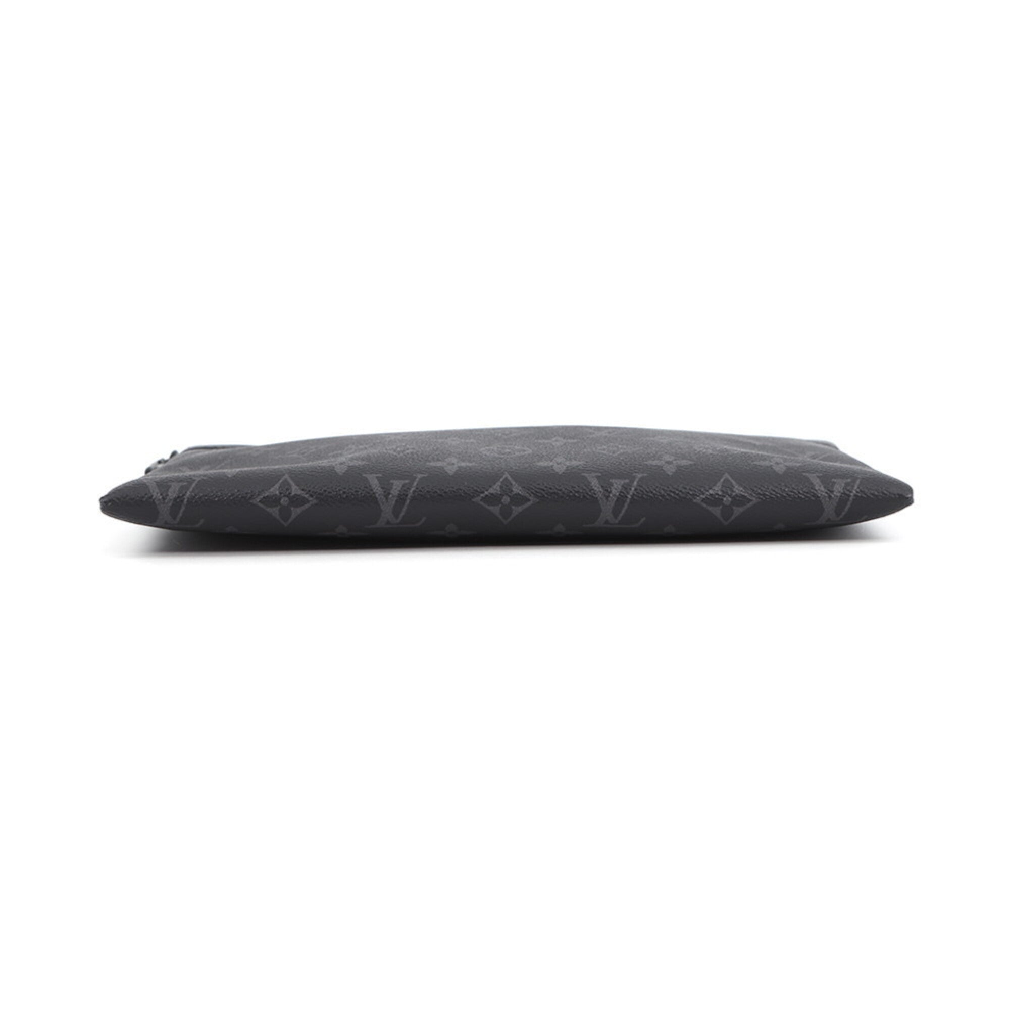 Louis Vuitton Black Monogram Eclipse Noir Monogram Eclipse Clutch Bag Handbag Pochette (Pre-Owned)