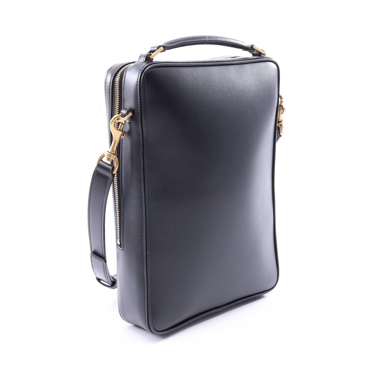 Yves Saint Laurent Black Leather Handbag (Pre-Owned)
