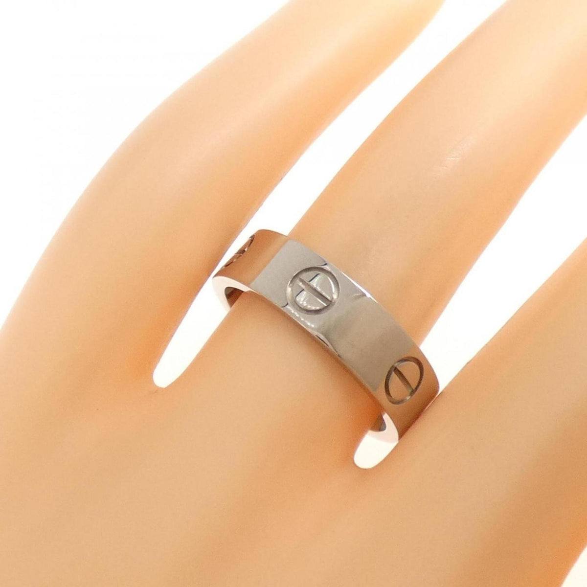 Cartier Love White Gold (18K) Band Ring (Pre-Owned)