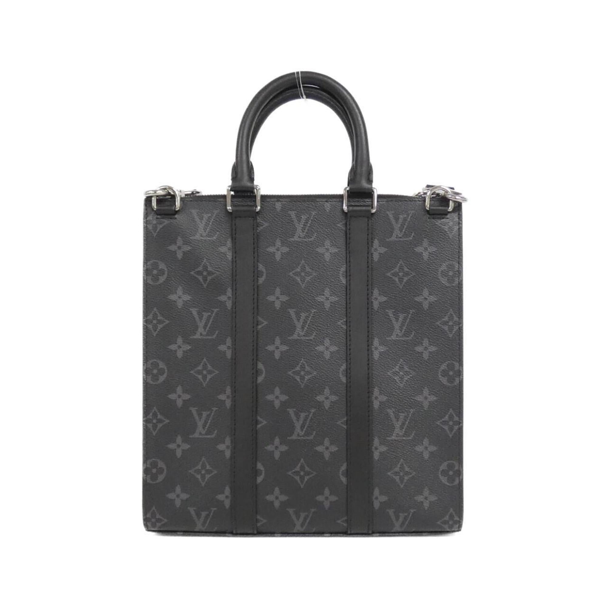 Louis Vuitton Black Coated Canvas Handbag (Pre-Owned)