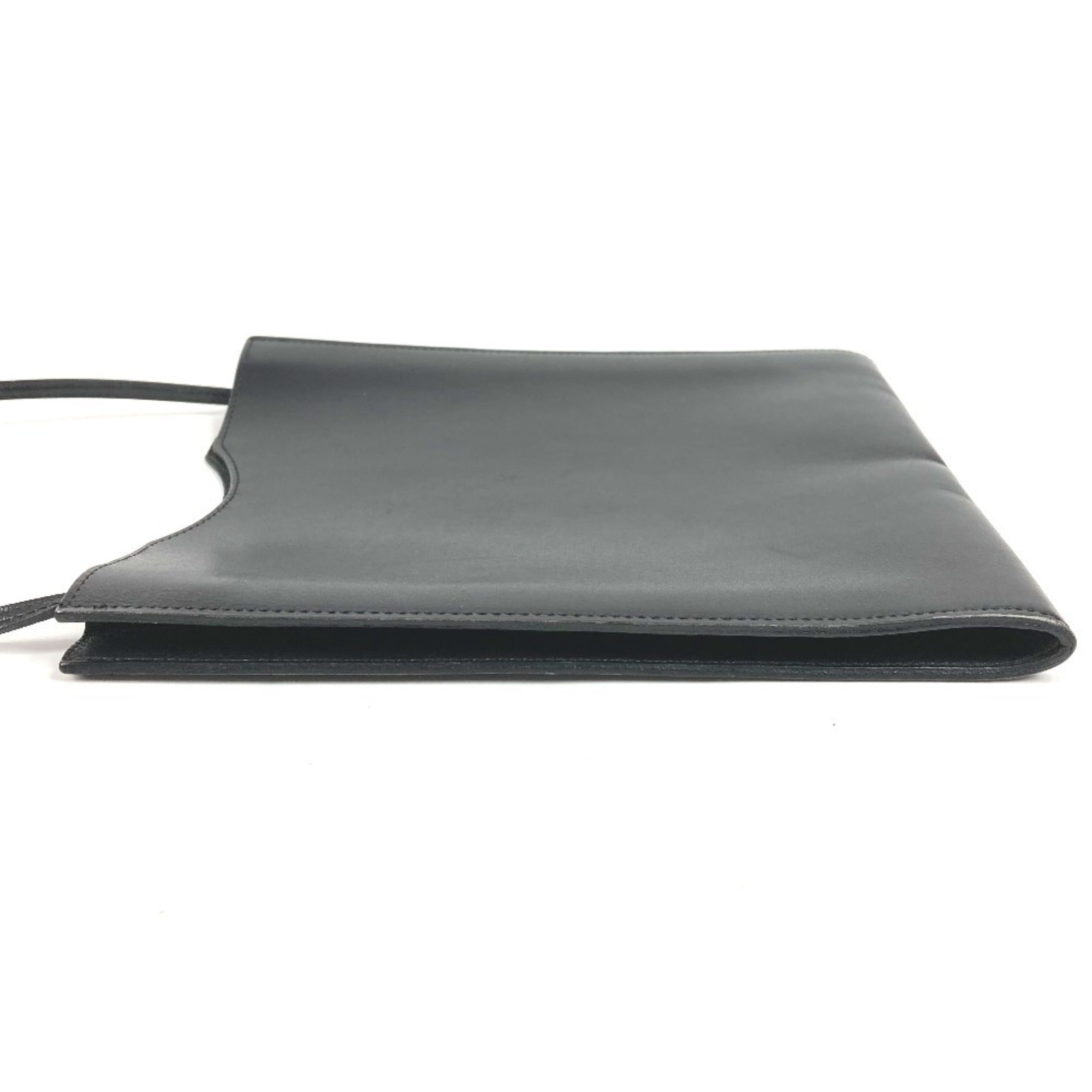 Hermes Onimaitou Black Box Calf Leather Shoulder Bag (Pre-Owned)