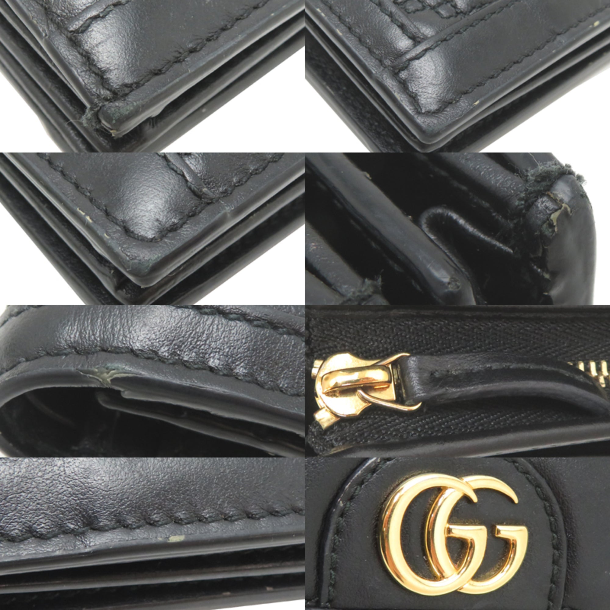 Gucci Black Leather Wallet (Bi-Fold) (Pre-Owned)