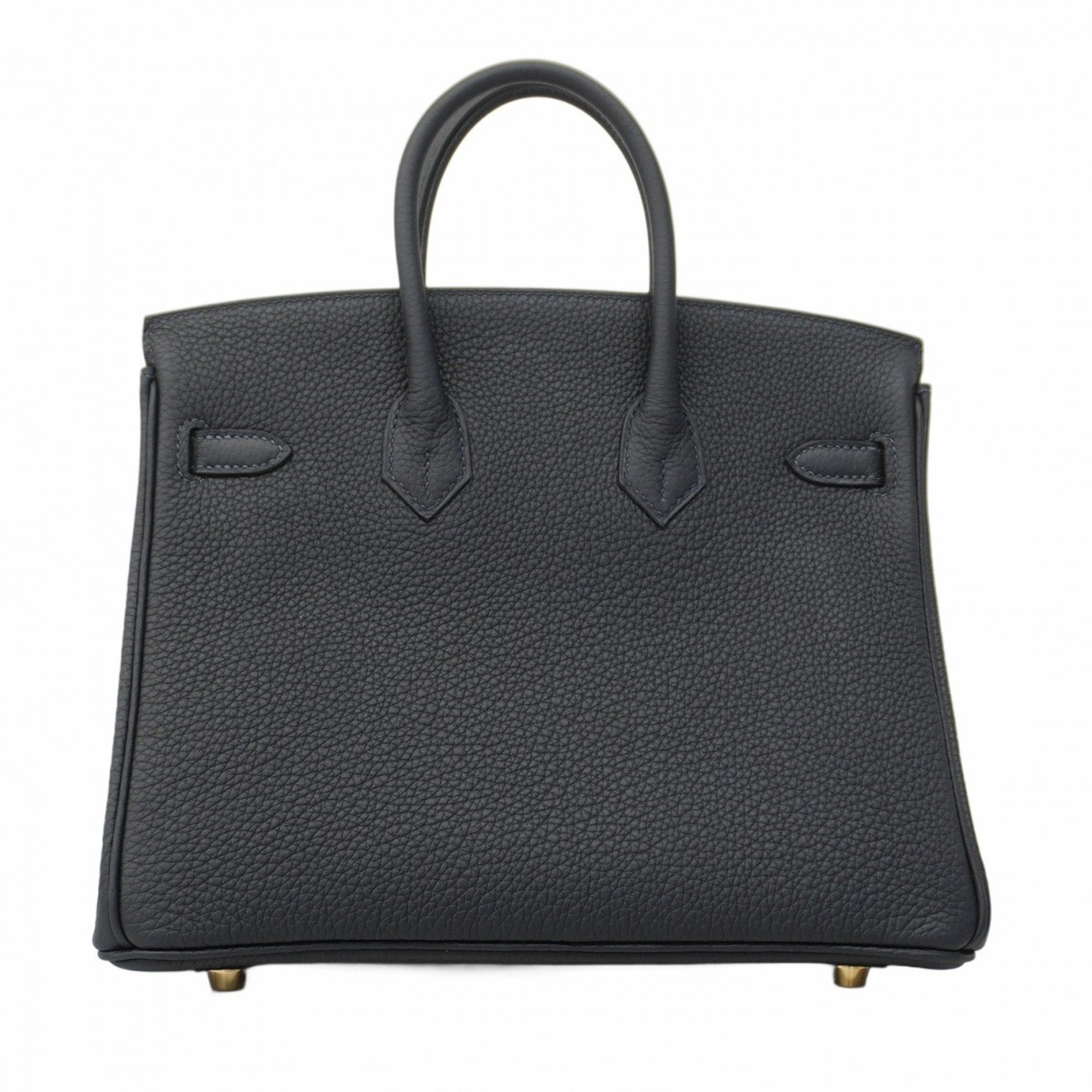 Hermes Gold Togo Leather Handbag (Pre-Owned)