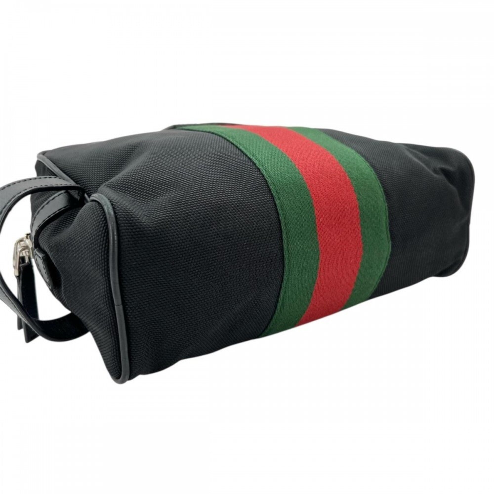 Gucci Black Nylon Clutch Bag Pouch (Pre-Owned)