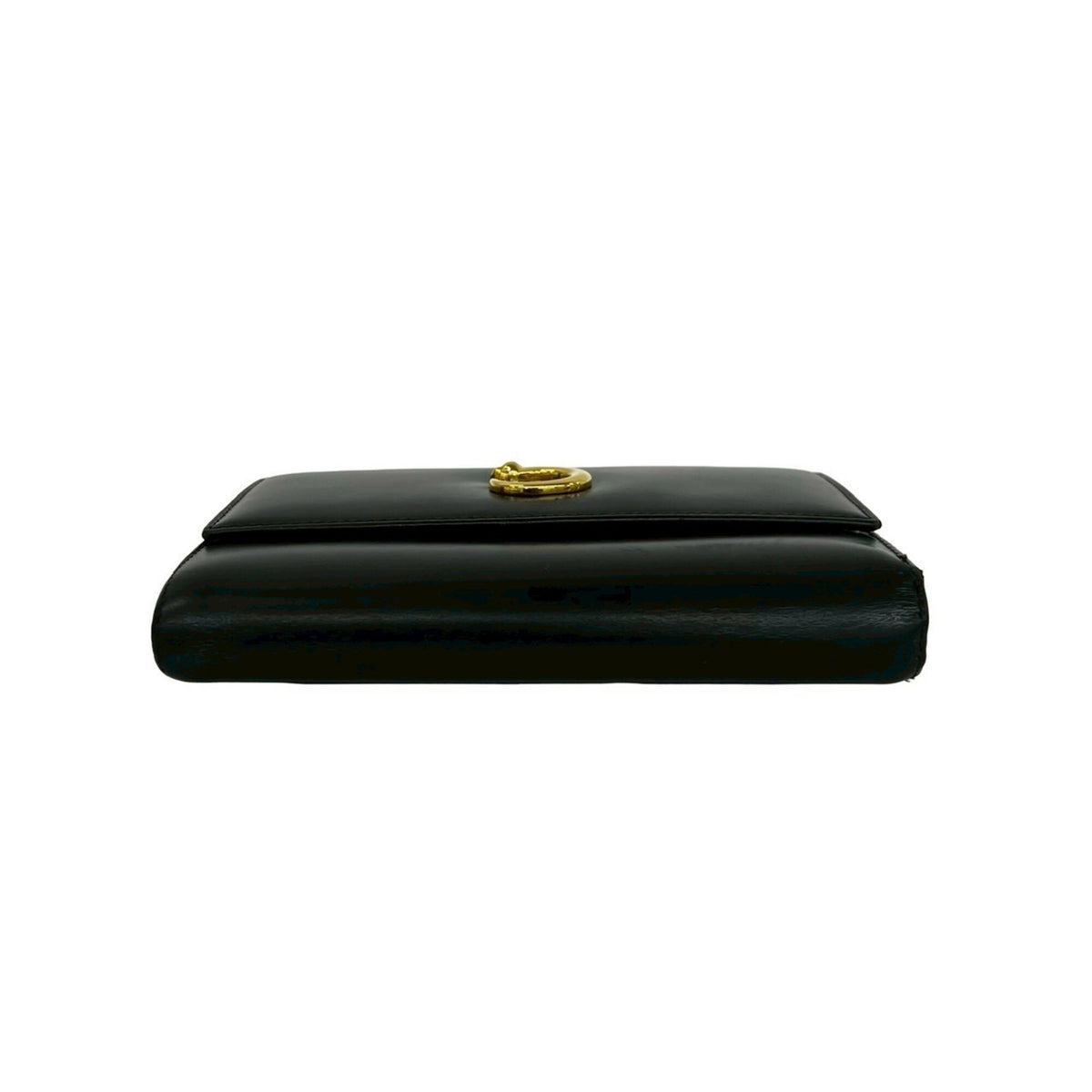 Cartier Black Leather Wallet (Tri-Fold) (Pre-Owned)