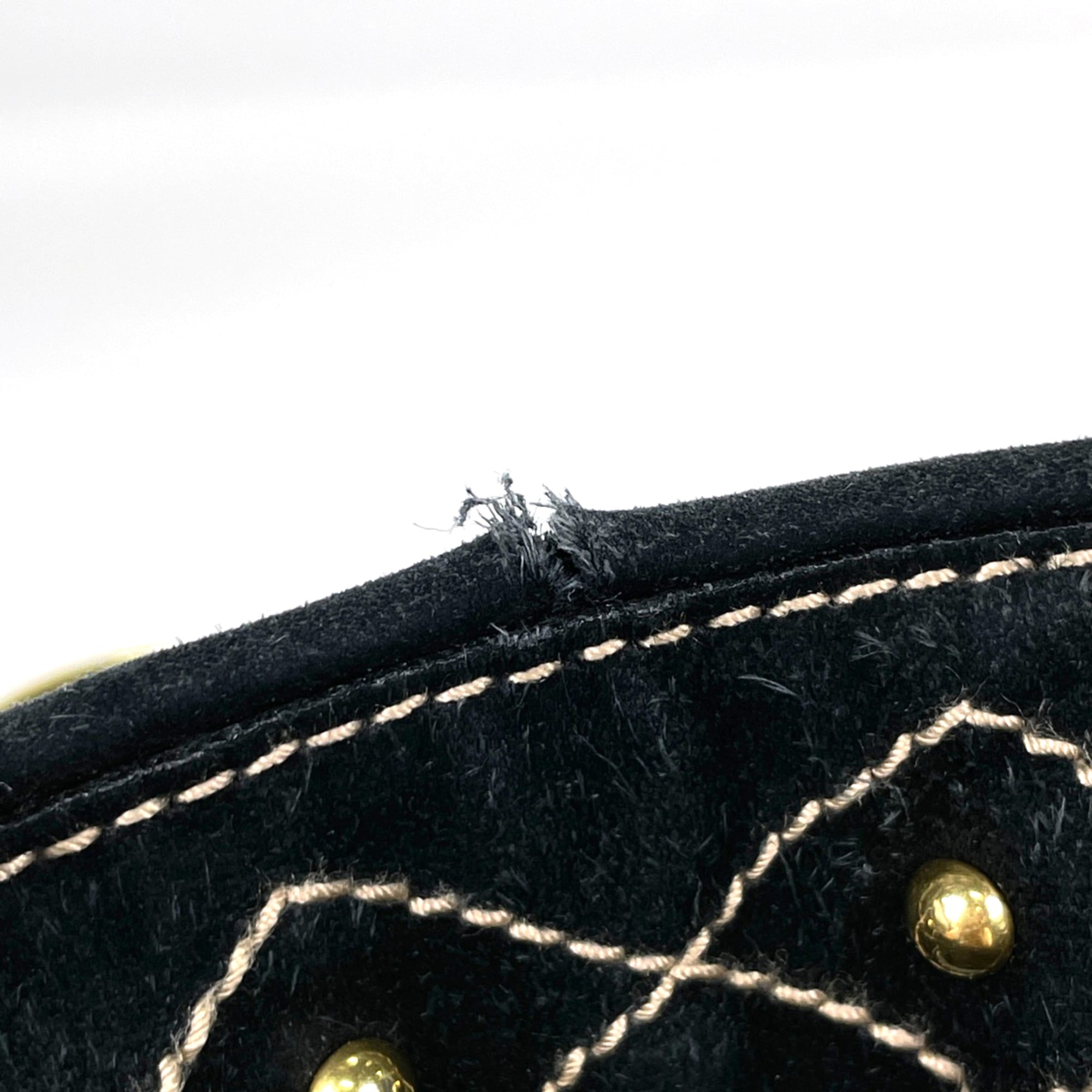 Gucci Black Suede Tote Bag (Pre-Owned)