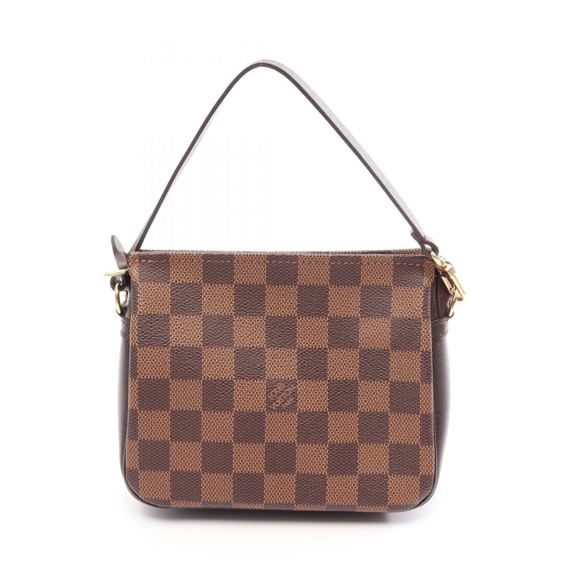 Louis Vuitton Brown Coated Canvas Pvc Leather Handbag (Pre-Owned)